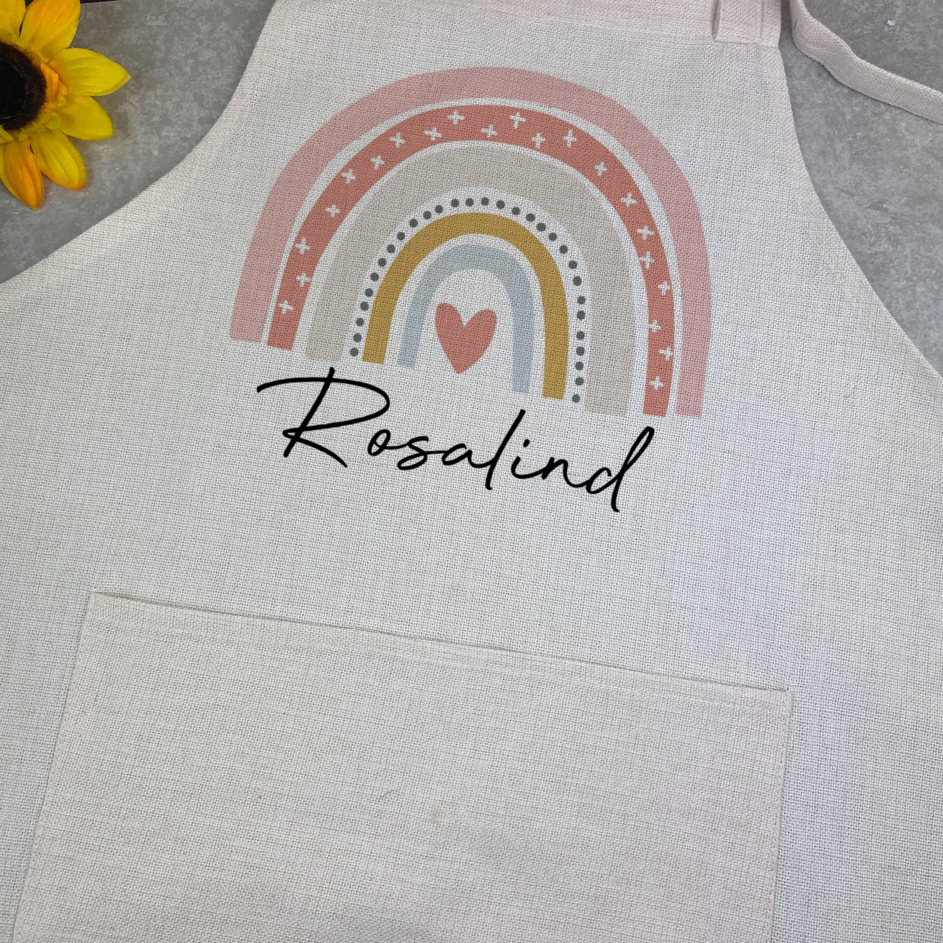 Personalised Rainbow Apron - Image 3