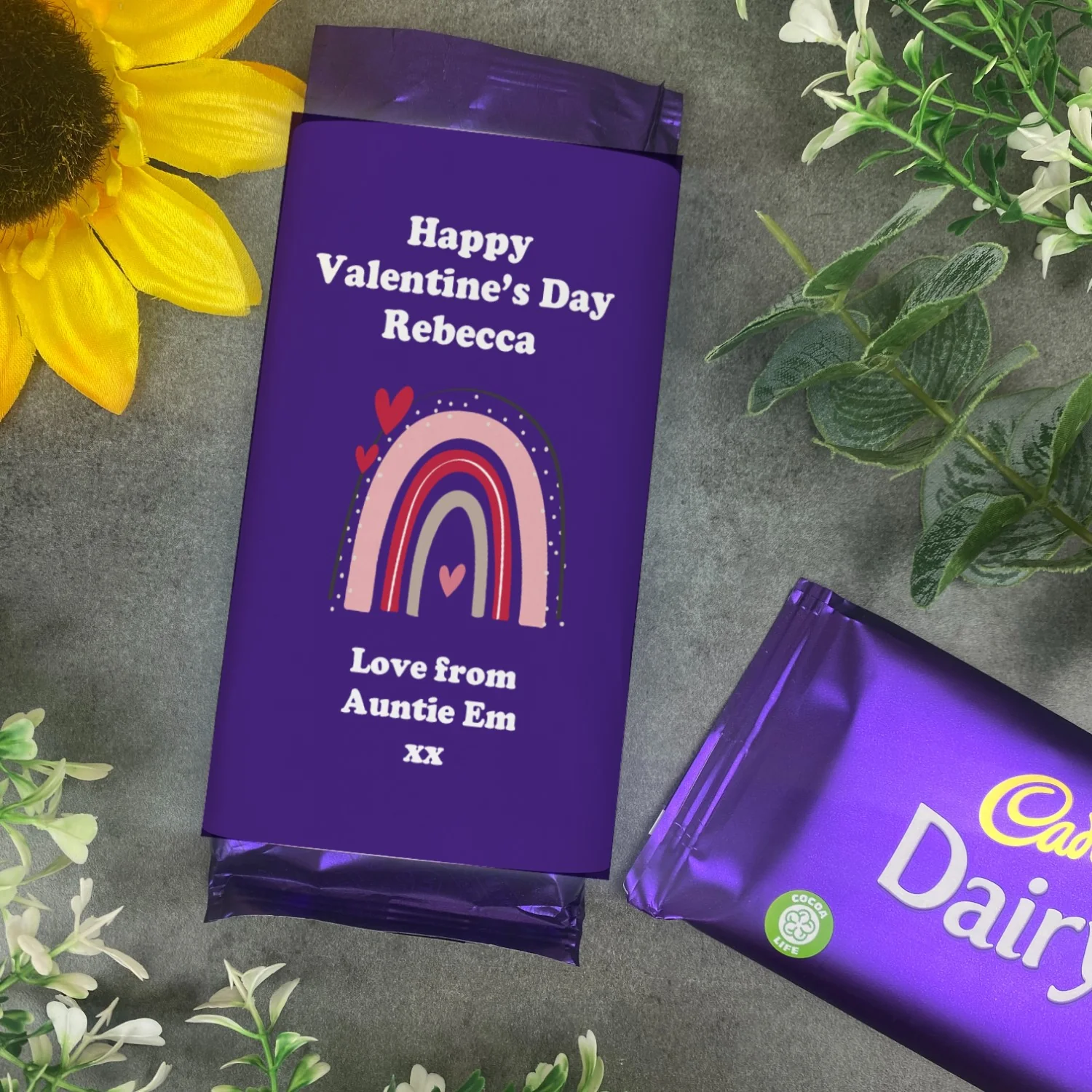 Personalised rainbow Chocolate Bar - Image 2
