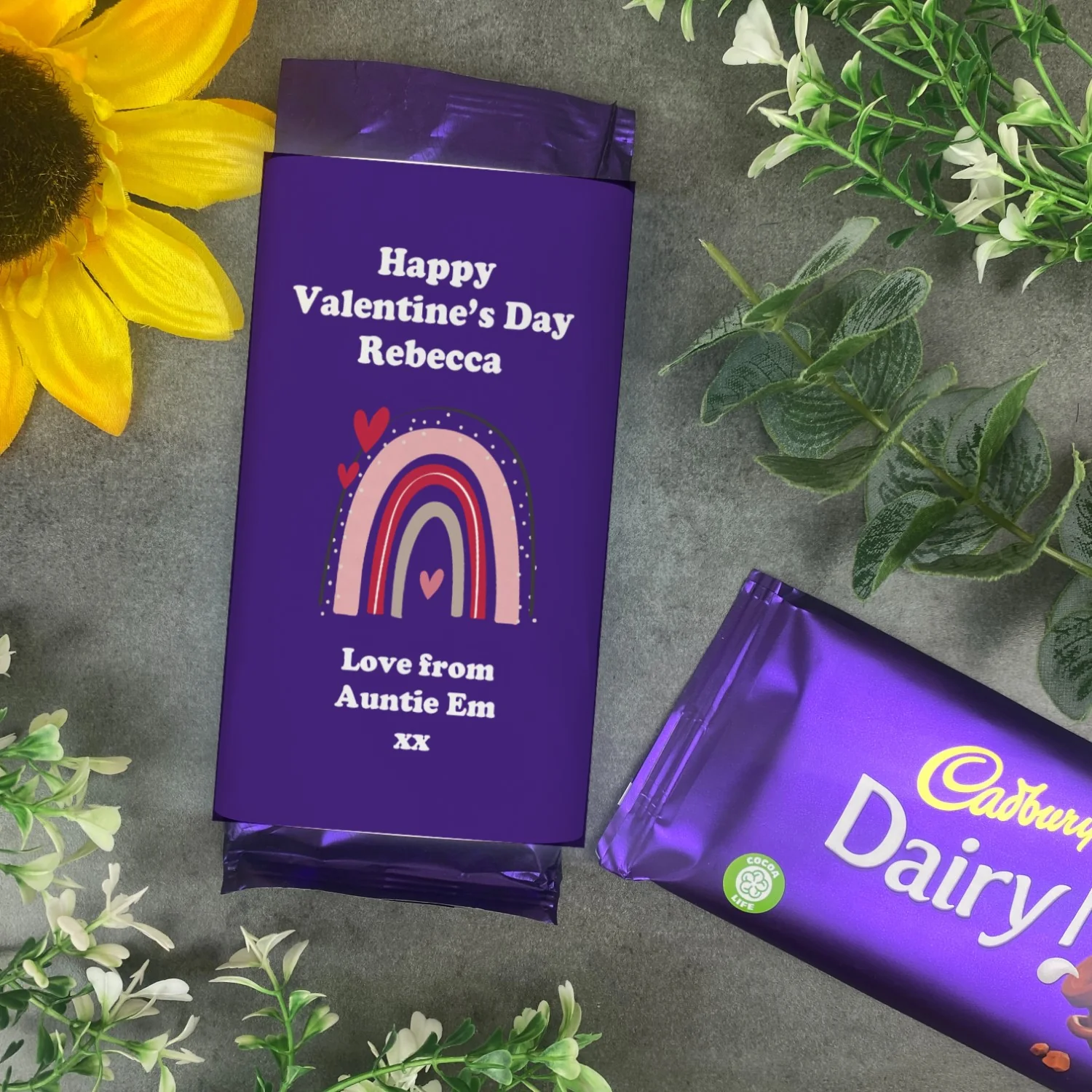 Personalised rainbow Chocolate Bar - Image 4