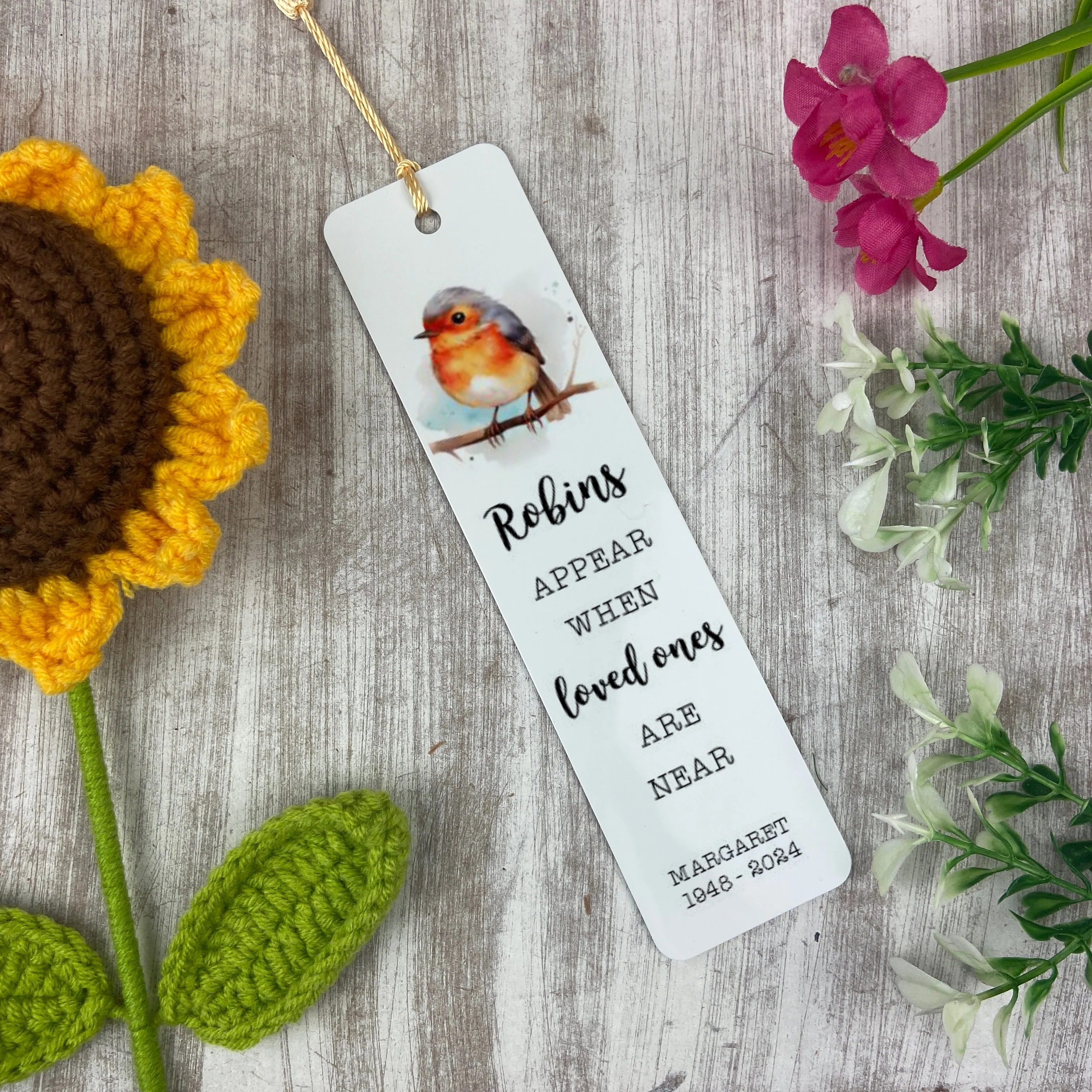 Personalised Robin Bookmark - Image 2