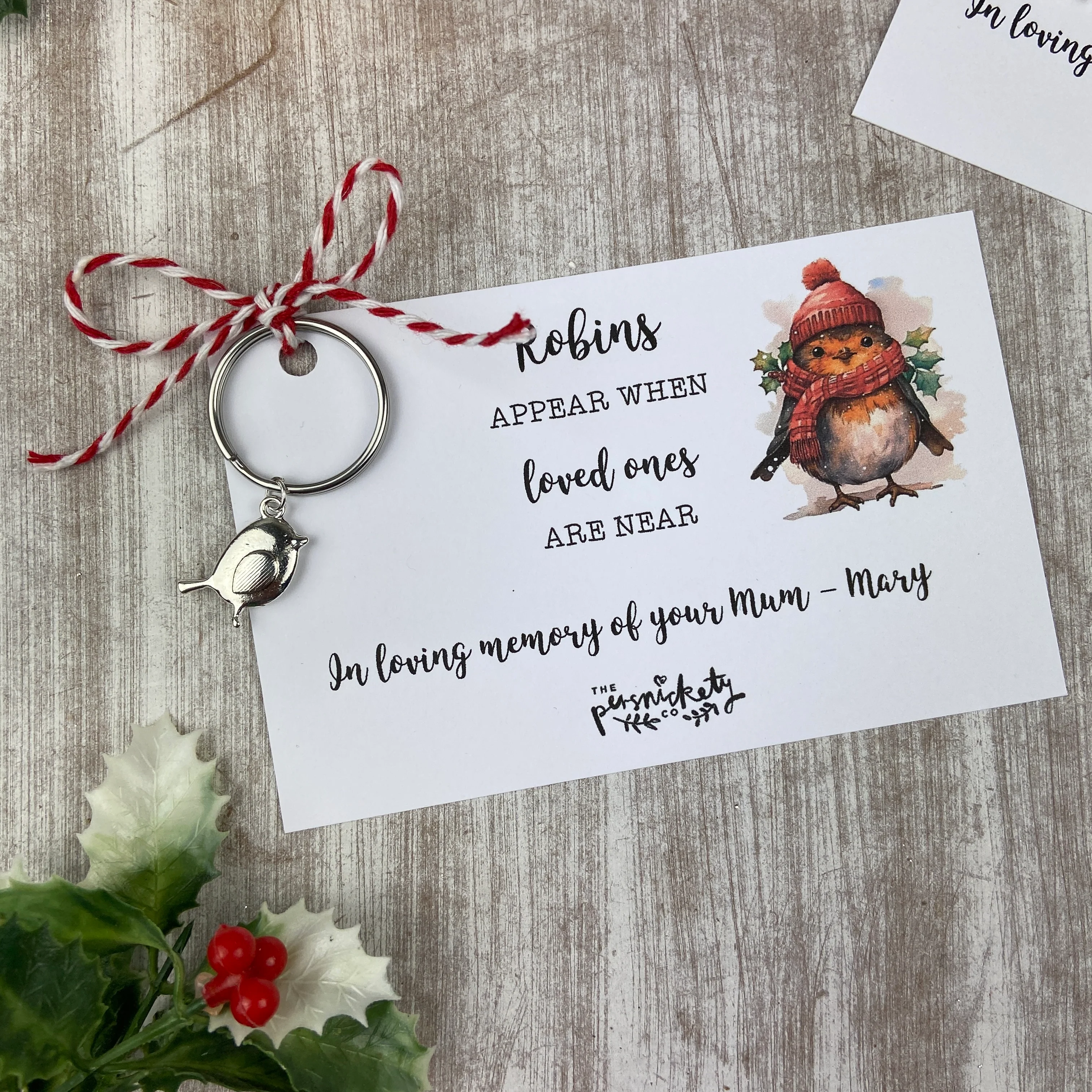 Personalised Robin Keyring - Image 3