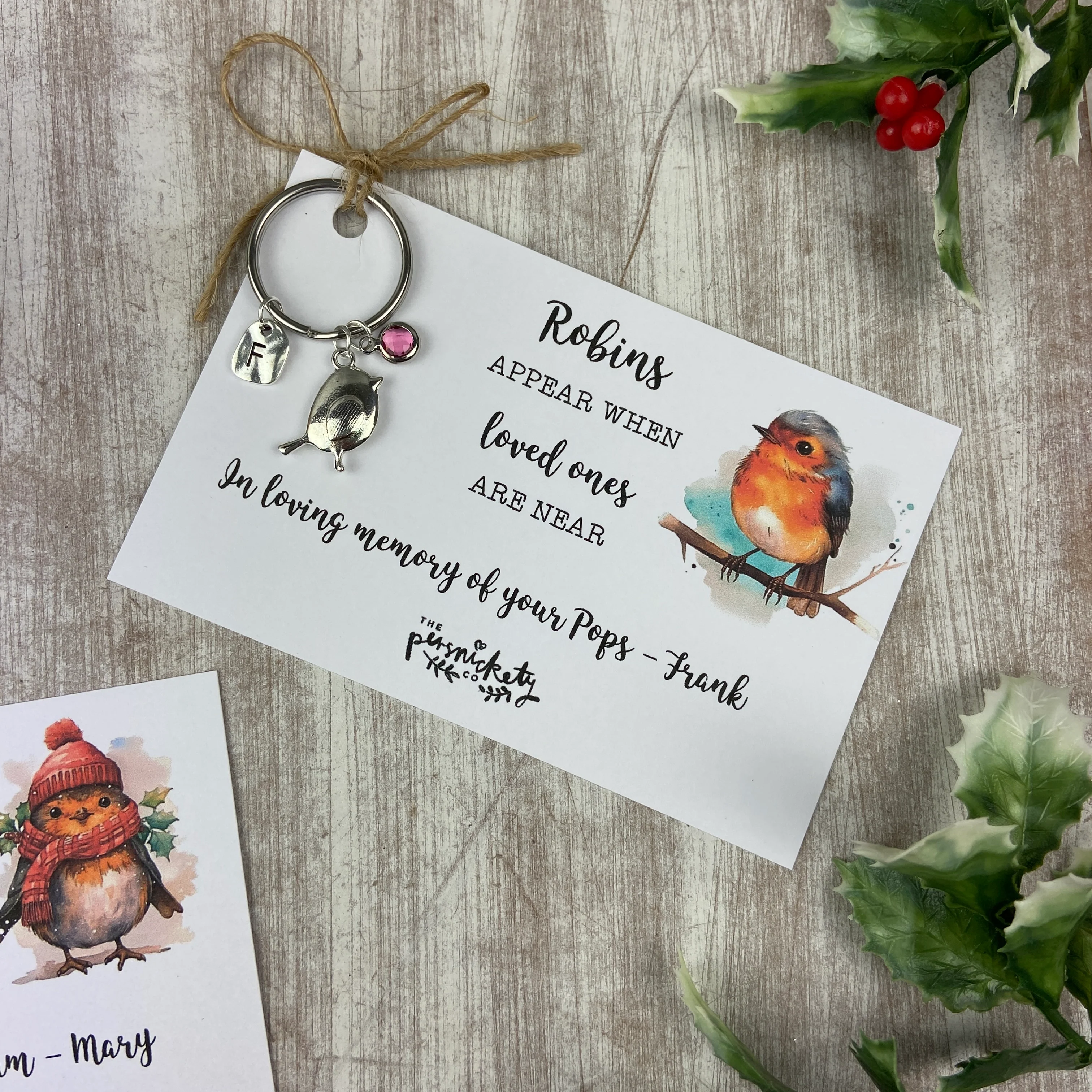 Personalised Robin Keyring - Image 9