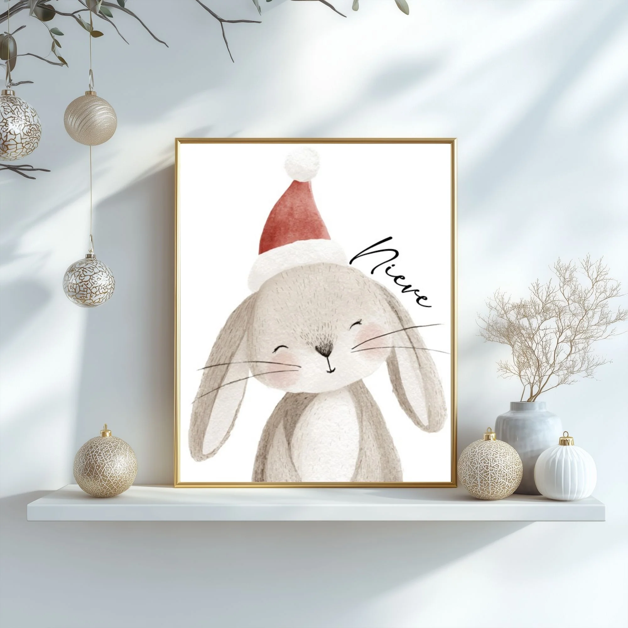 Festive Friends Christmas Animal Prints
