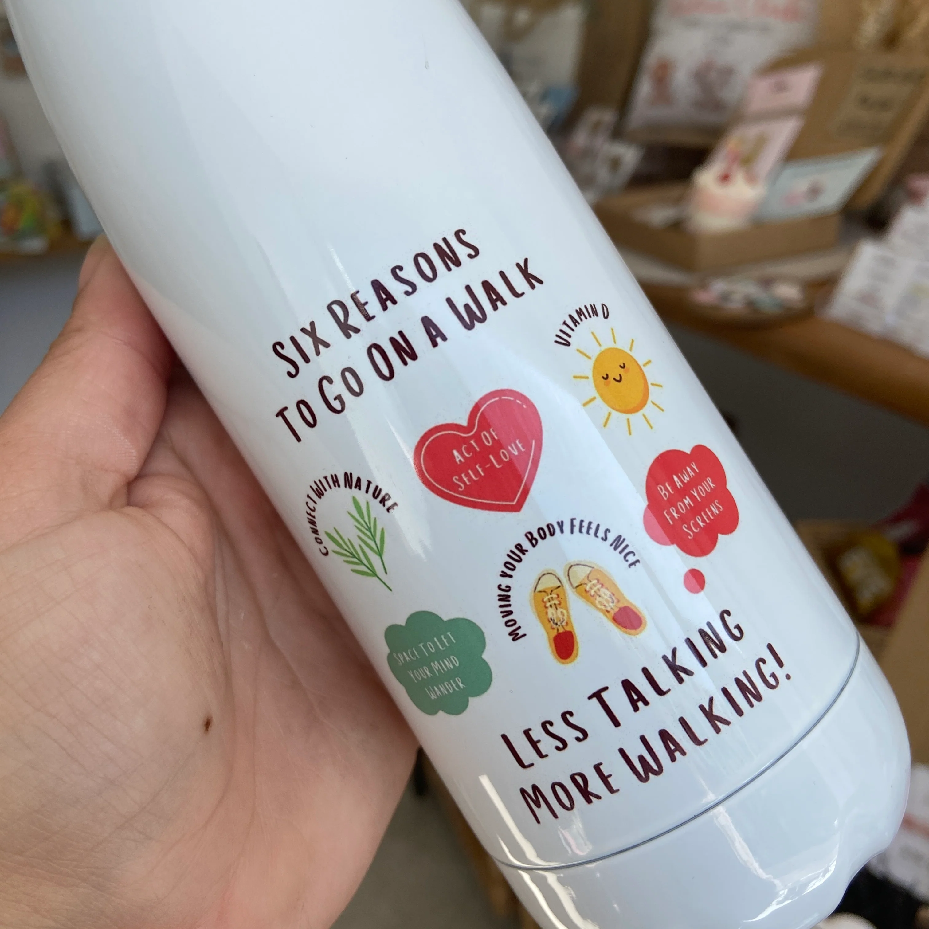 Less Talking More Walking Water Bottle! - Image 8