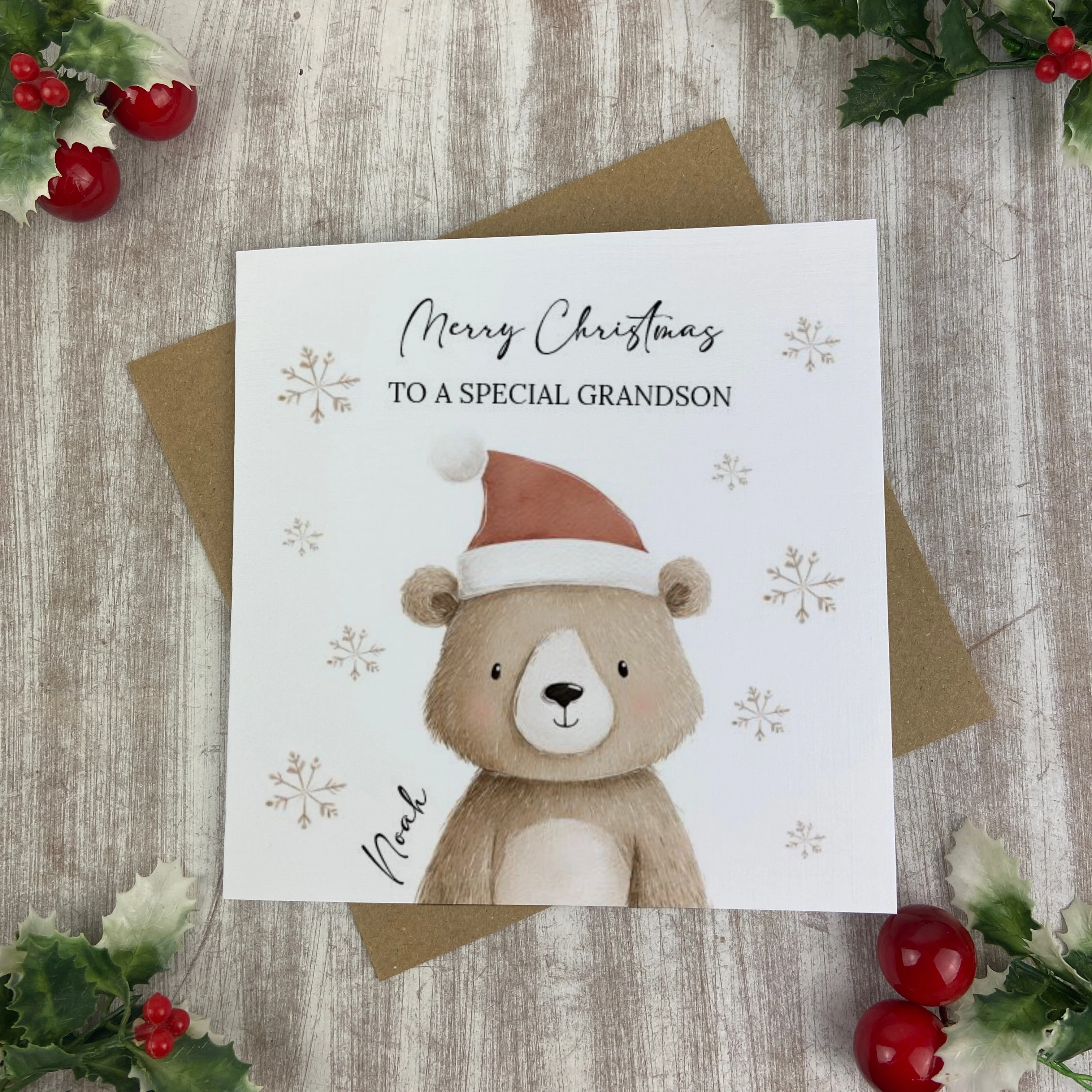 Personalised Christmas Card - Festive Friends - Image 5