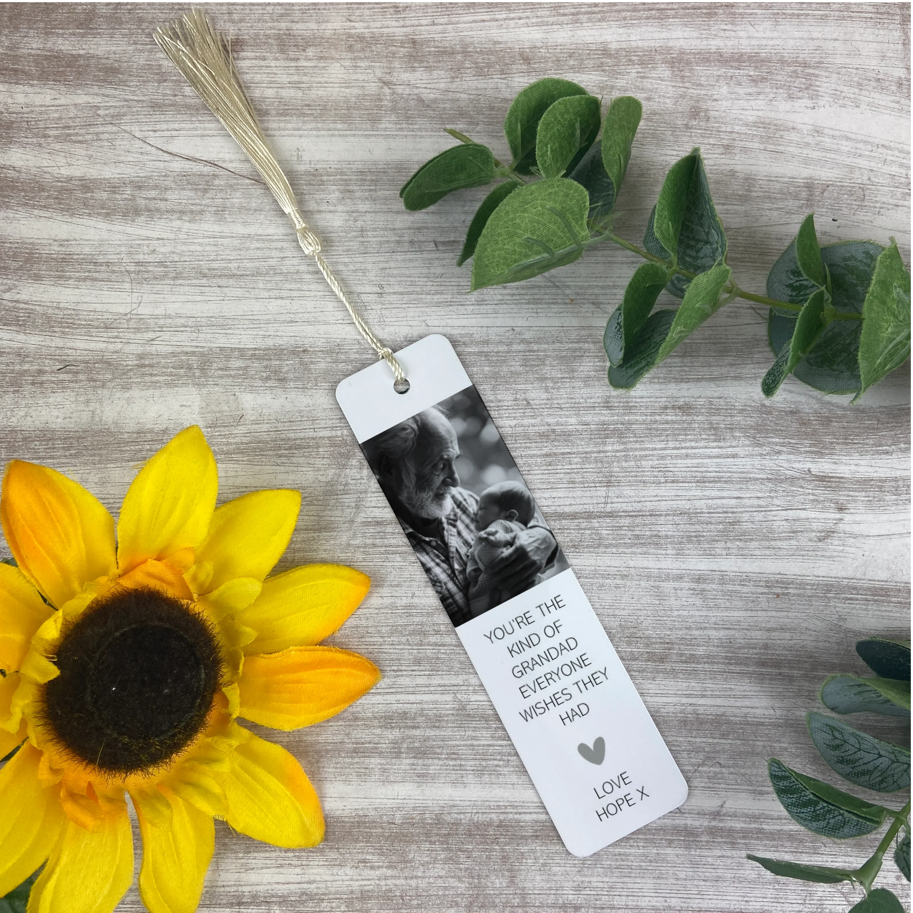 Personalised Photo Bookmark - A heartfelt Gift For Grandad - Image 3