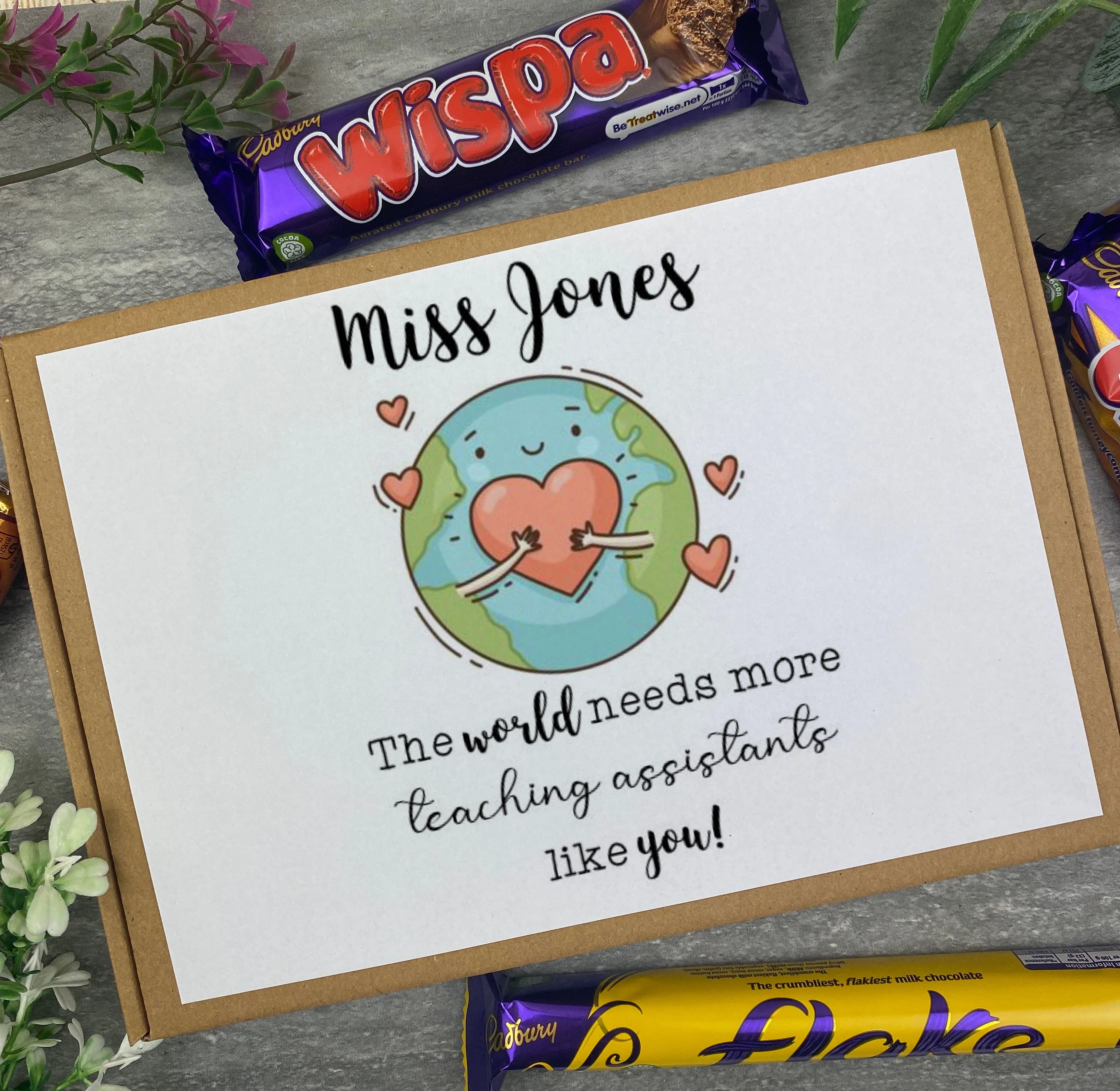 Personalised Teacher Chocolate Box