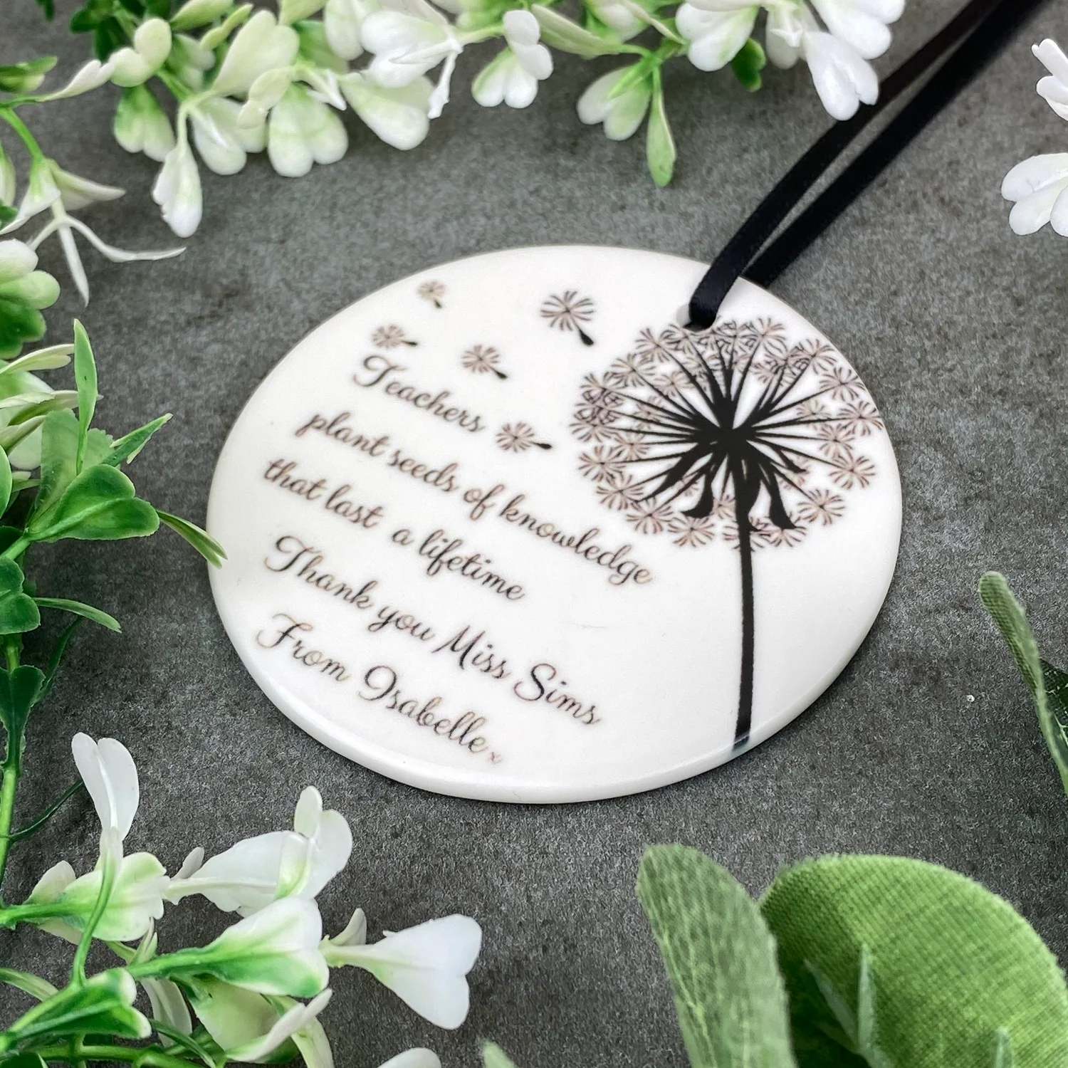 Personalised Teacher Hanging Decoration - Image 3