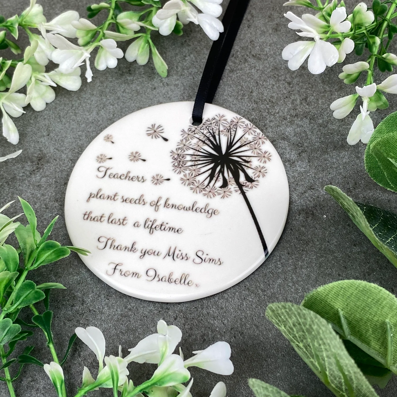Personalised Teacher Hanging Decoration - Image 9