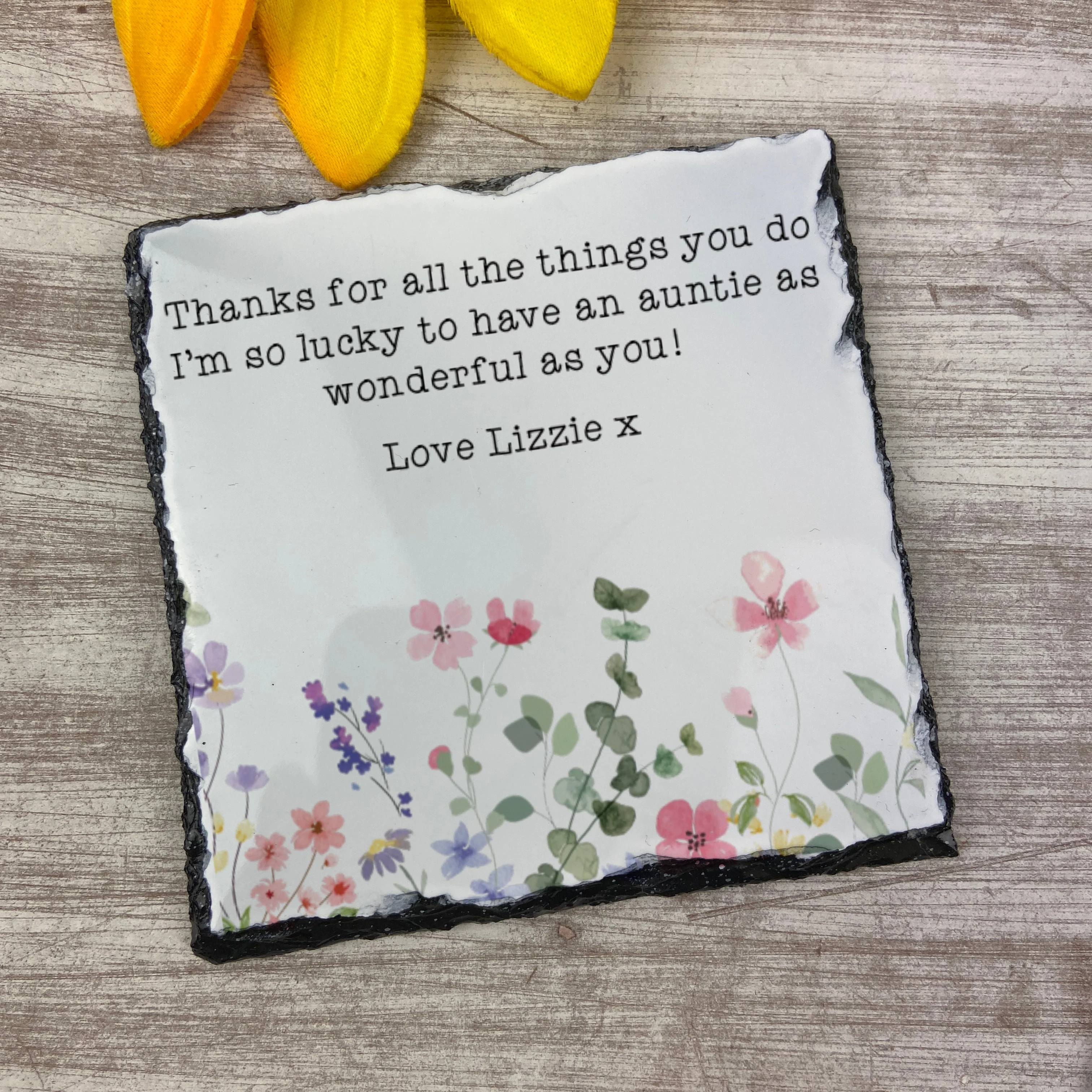 Personalised Thank You Coaster - Image 4
