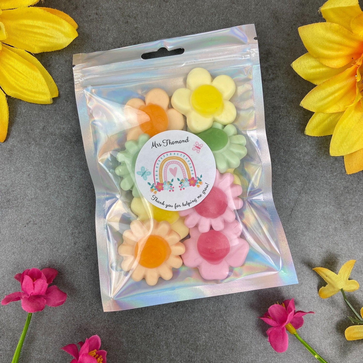 Personalised Thank You For Helping Me Grow Sweet Pouch - Image 2