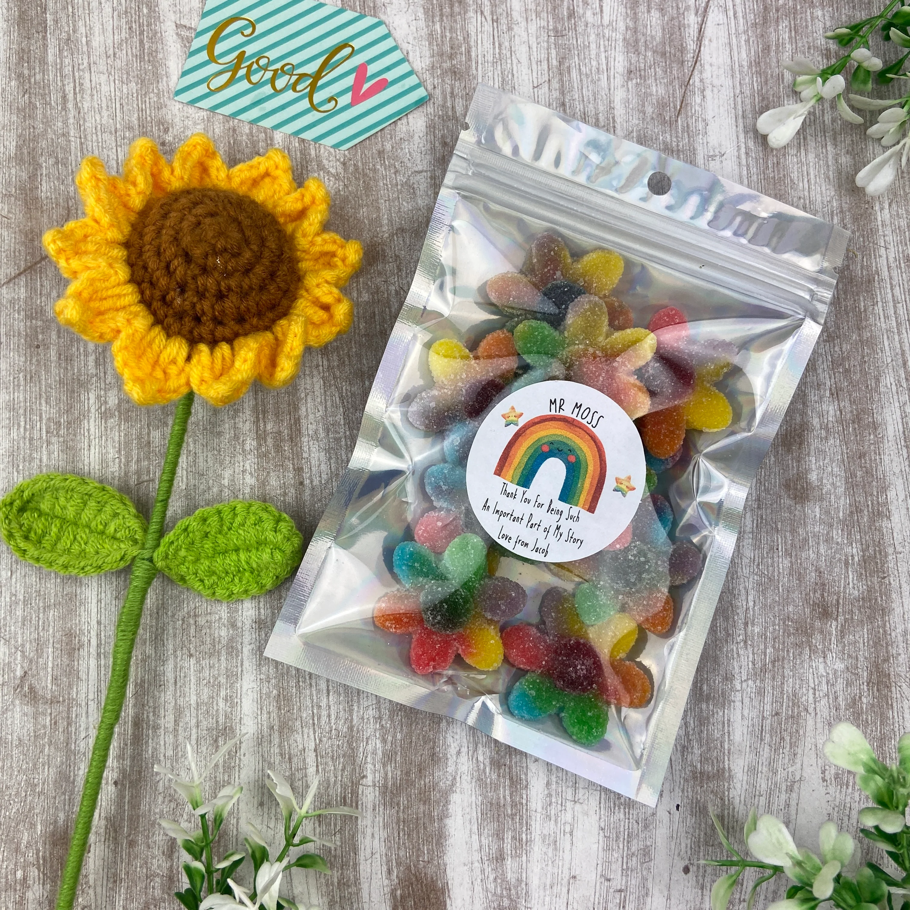 Personalised Thank You Sweet Pouch - Image 7
