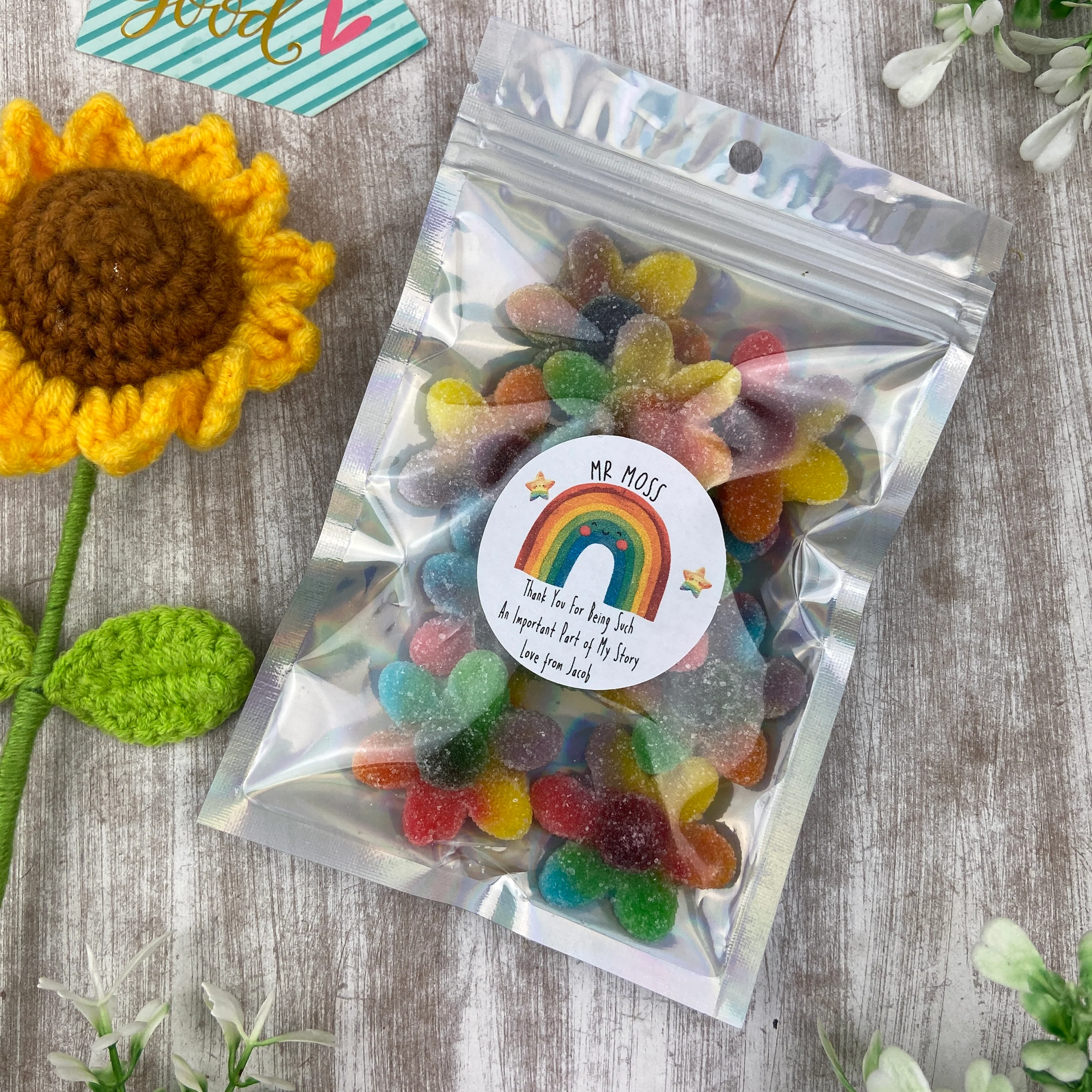 Personalised Thank You Sweet Pouch - Image 8