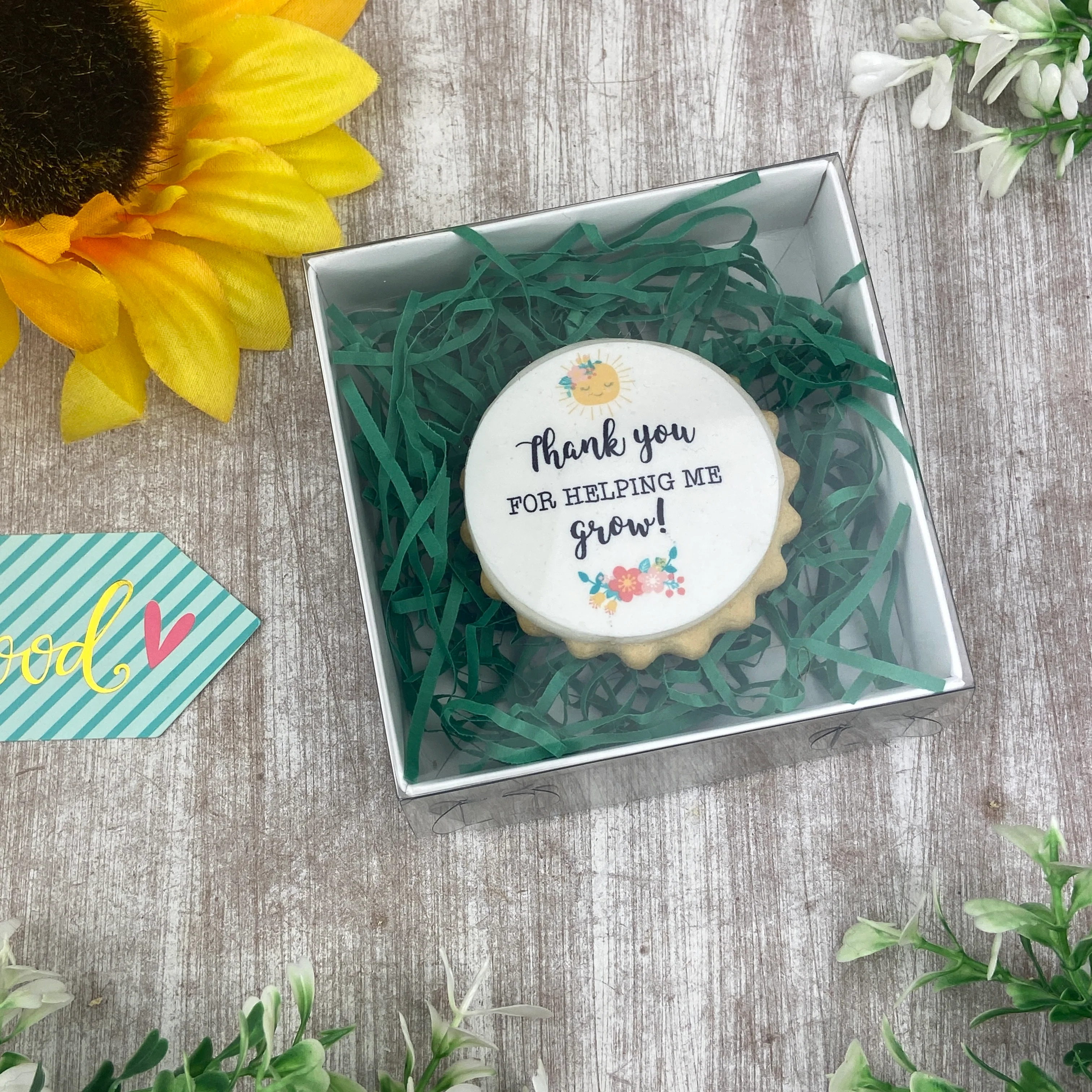 Personalised Thank You Teacher Iced Biscuit - Image 2
