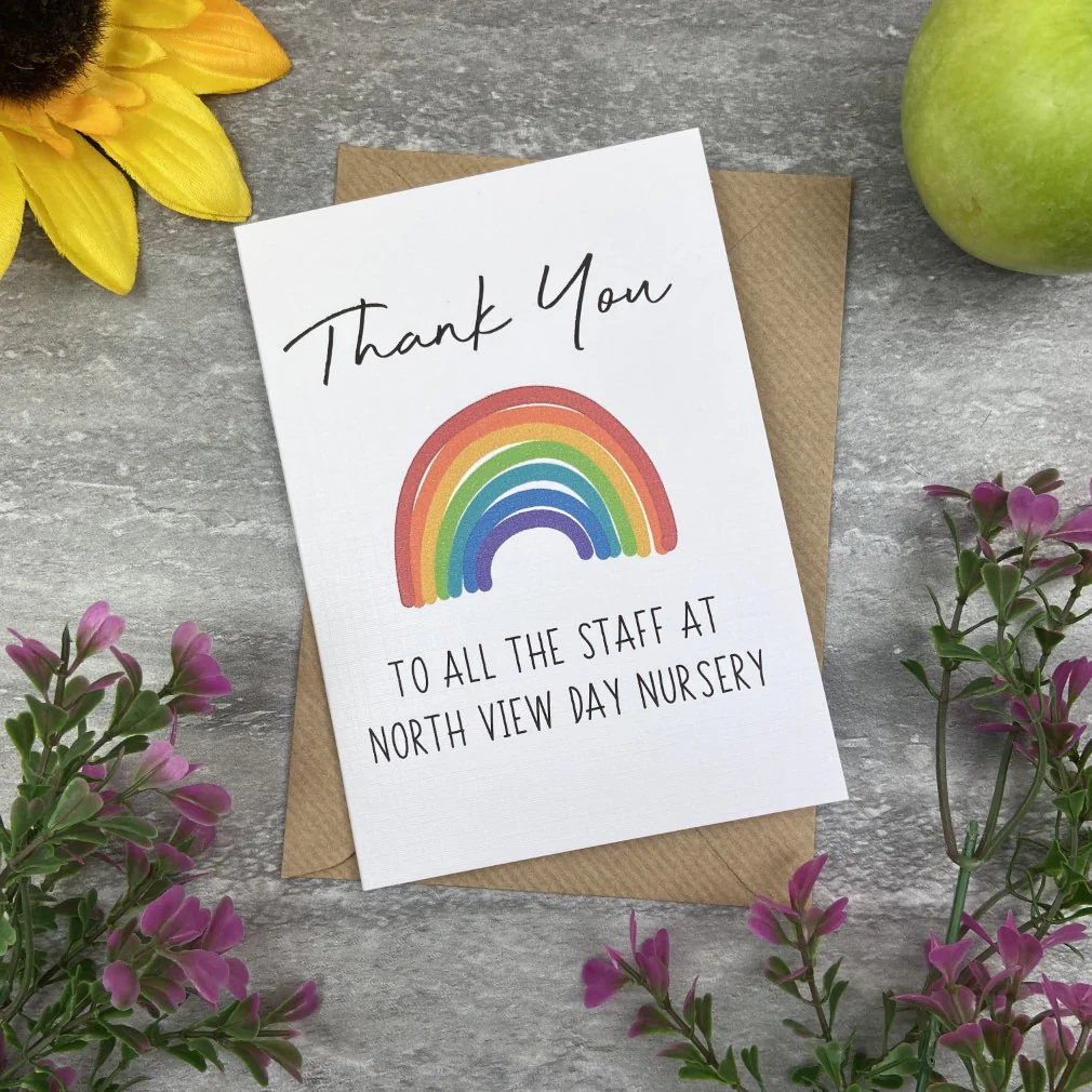 Personalised 'Thank You To All The Staff' Card - Image 6