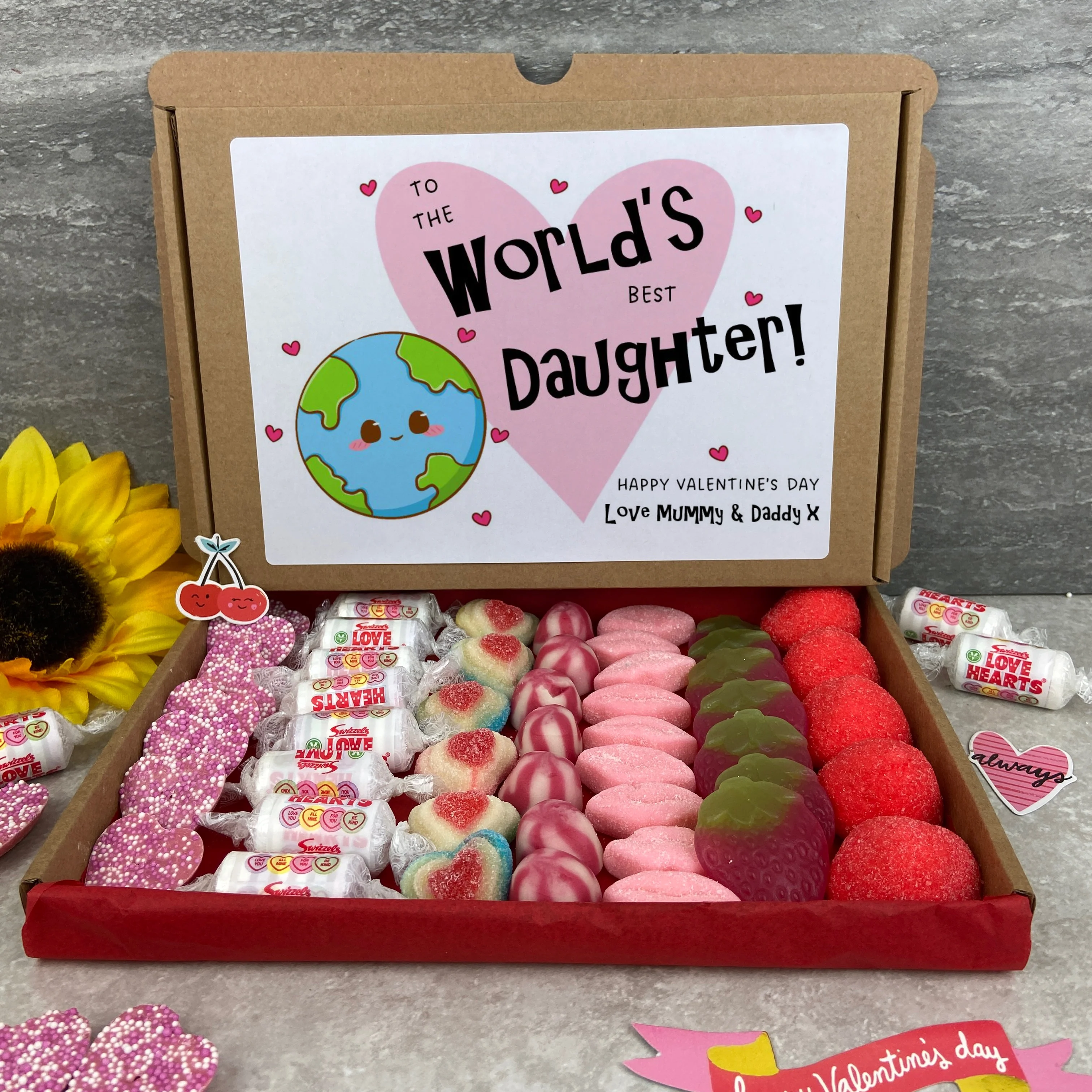 Personalised Valentine’s Sweet Box for Daughter