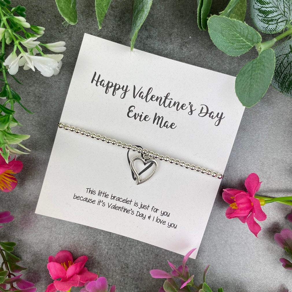 Personalised Valentine's Day I Love You Beaded Bracelet - Image 3