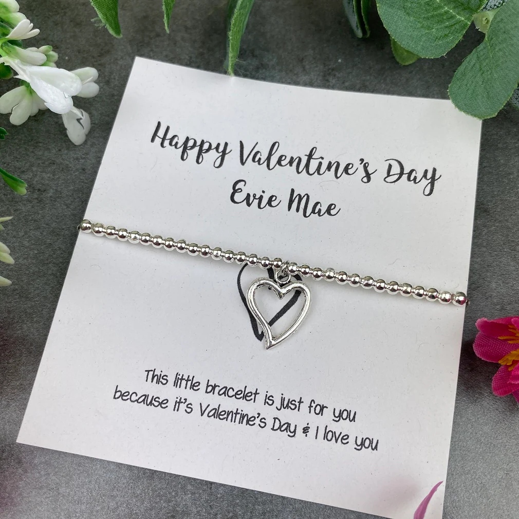Personalised Valentine's Day I Love You Beaded Bracelet - Image 4