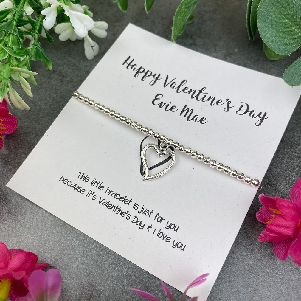 Personalised Valentine's Day I Love You Beaded Bracelet - Image 5
