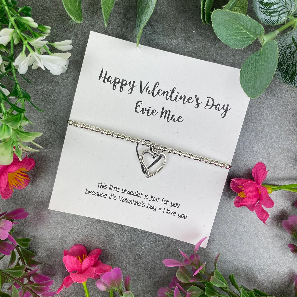 Personalised Valentine's Day I Love You Beaded Bracelet - Image 6