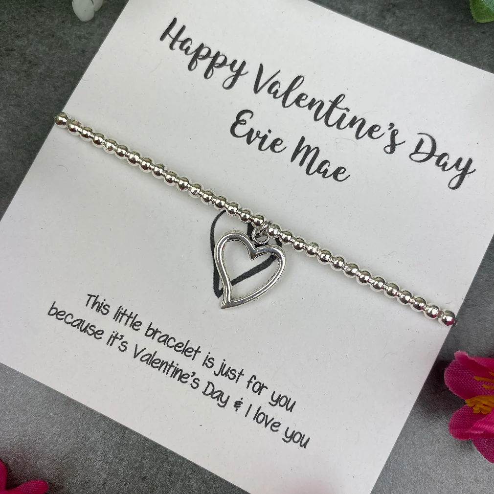 Personalised Valentine's Day I Love You Beaded Bracelet - Image 8