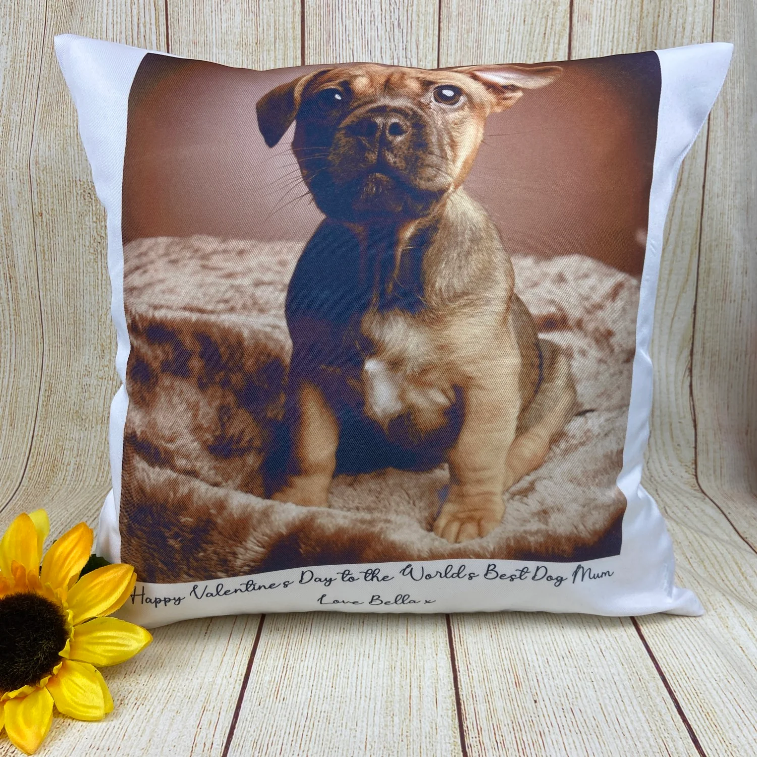 Personalised Valentines Dog Mum Cushion - Image 7