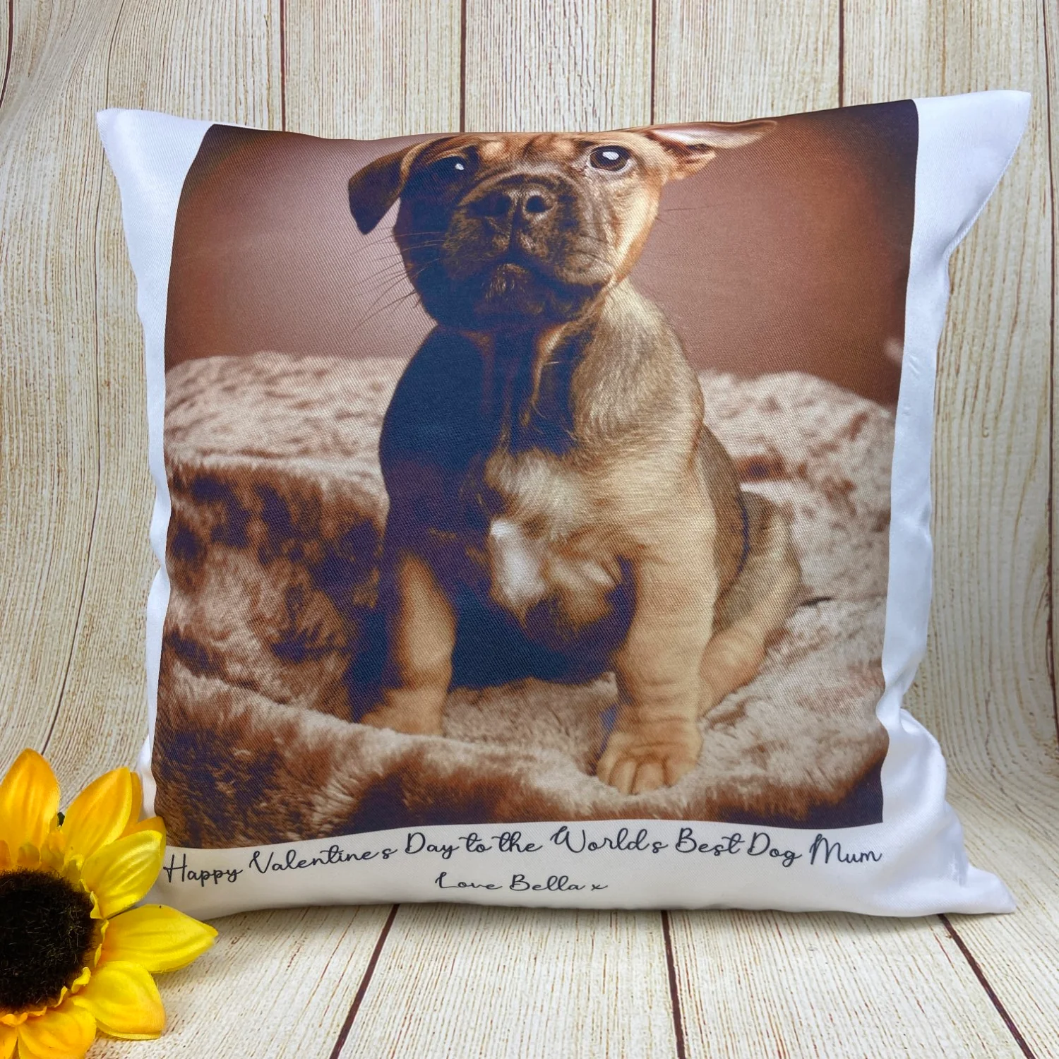 Personalised Valentines Dog Mum Cushion - Image 8