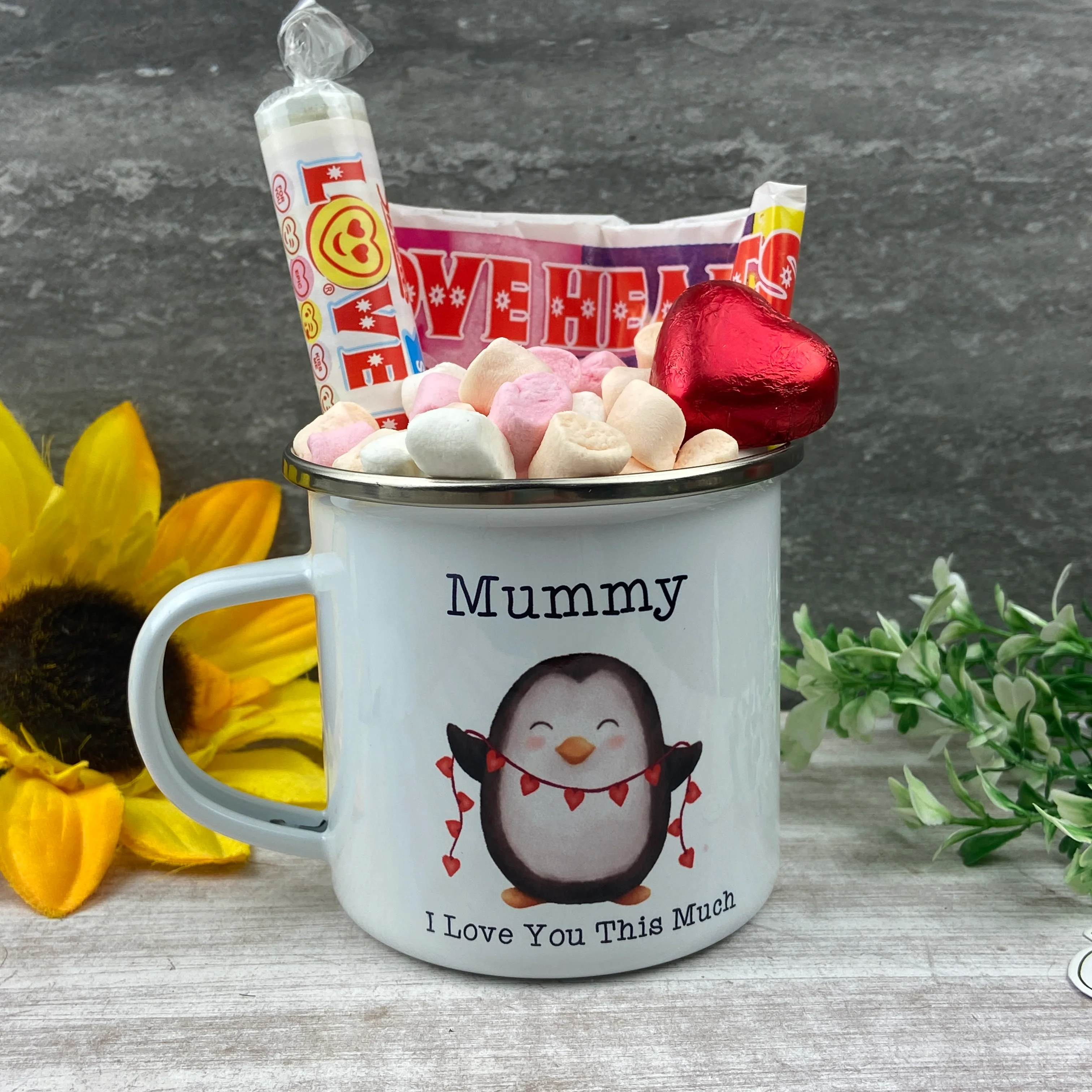 Mummy I Love You This Much Enamel Mug - Image 8