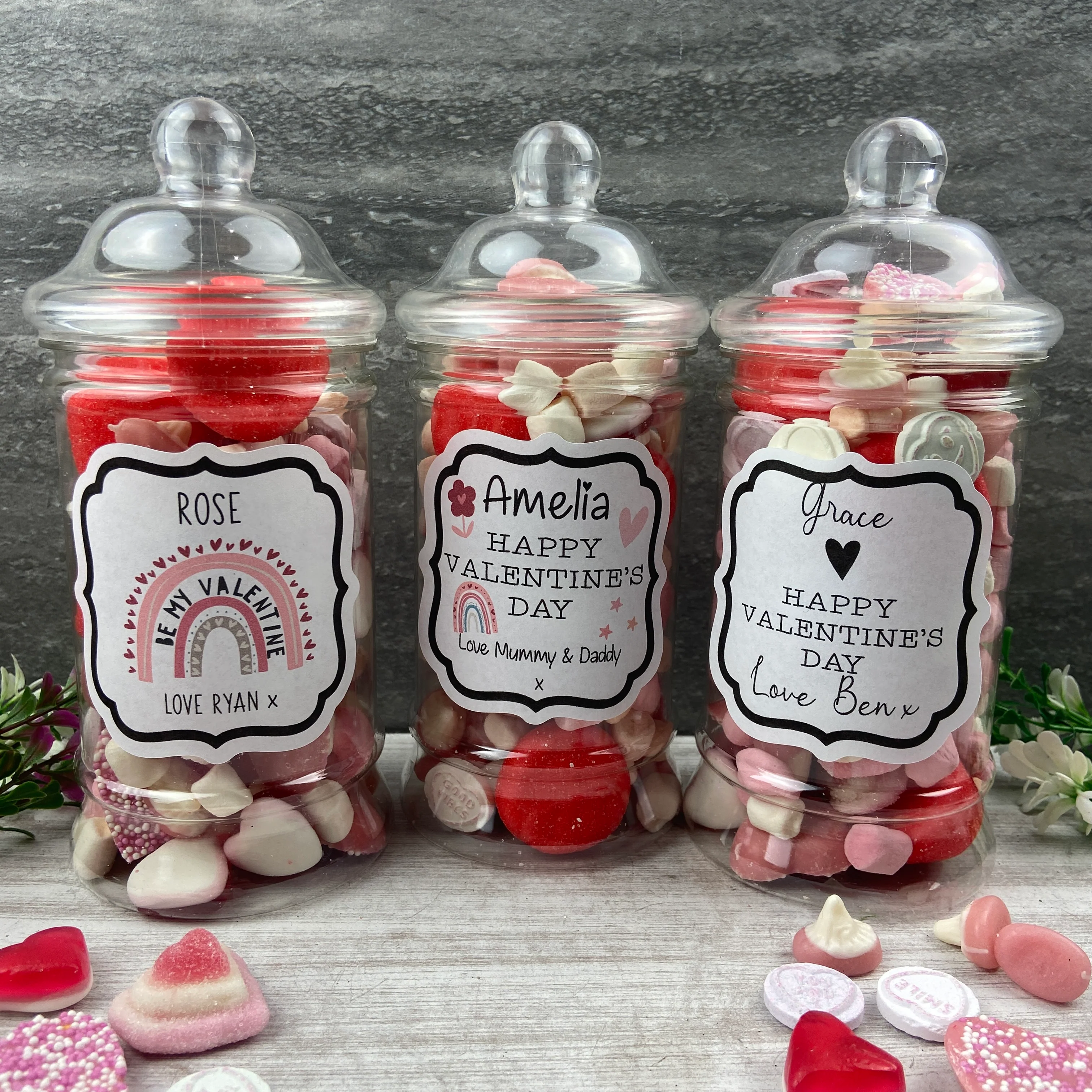 Personalised Valentine's Sweet Jar - Image 10