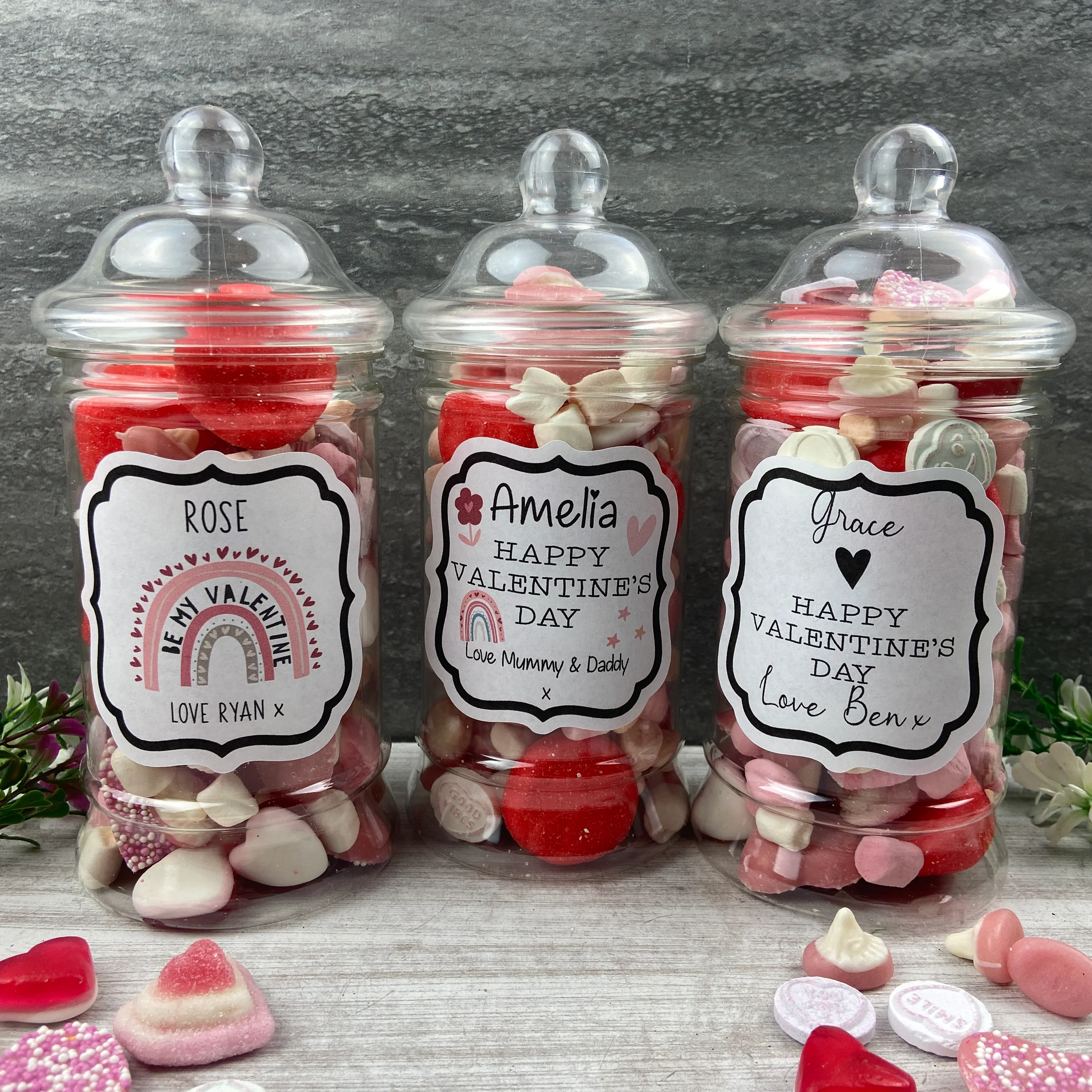 Personalised Valentine's Sweet Jar - Image 9
