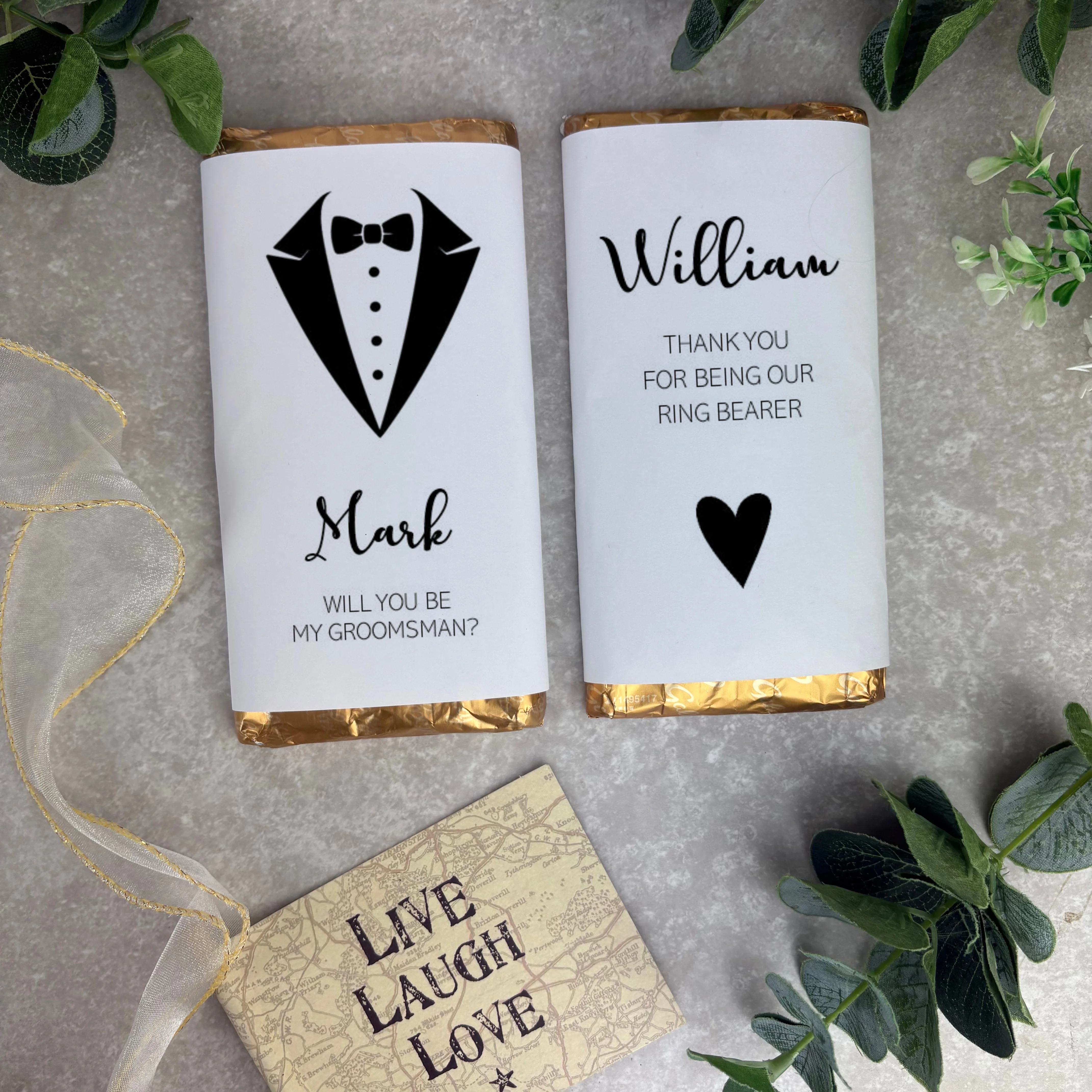 Personalised Wedding Chocolate Bar - Image 3