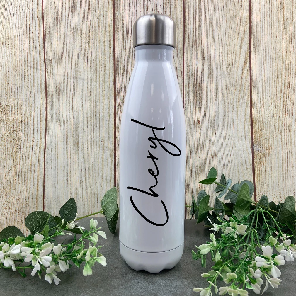 Personalised White Water Bottle - Image 3