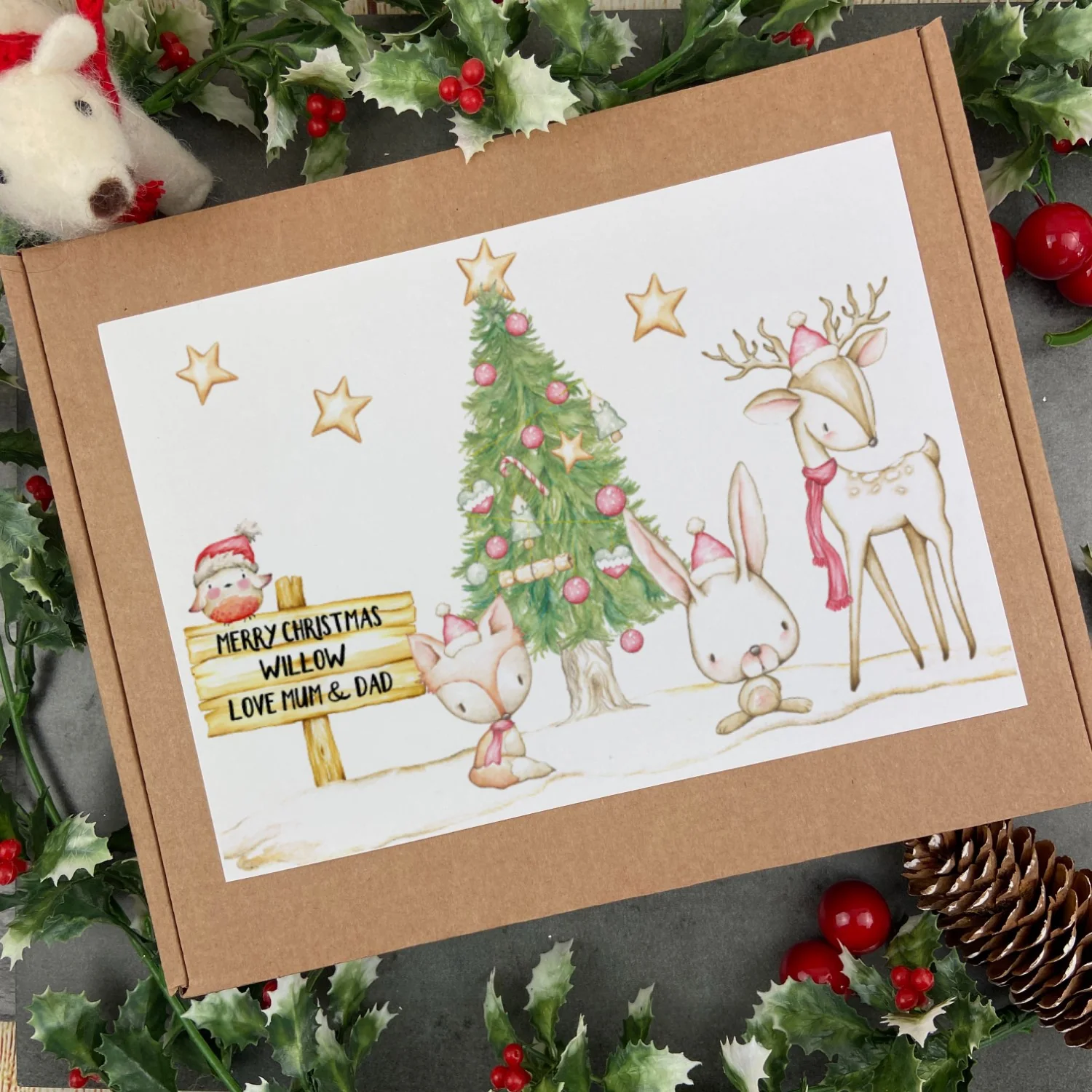 Personalised woodland Animals sweet Box - Image 6