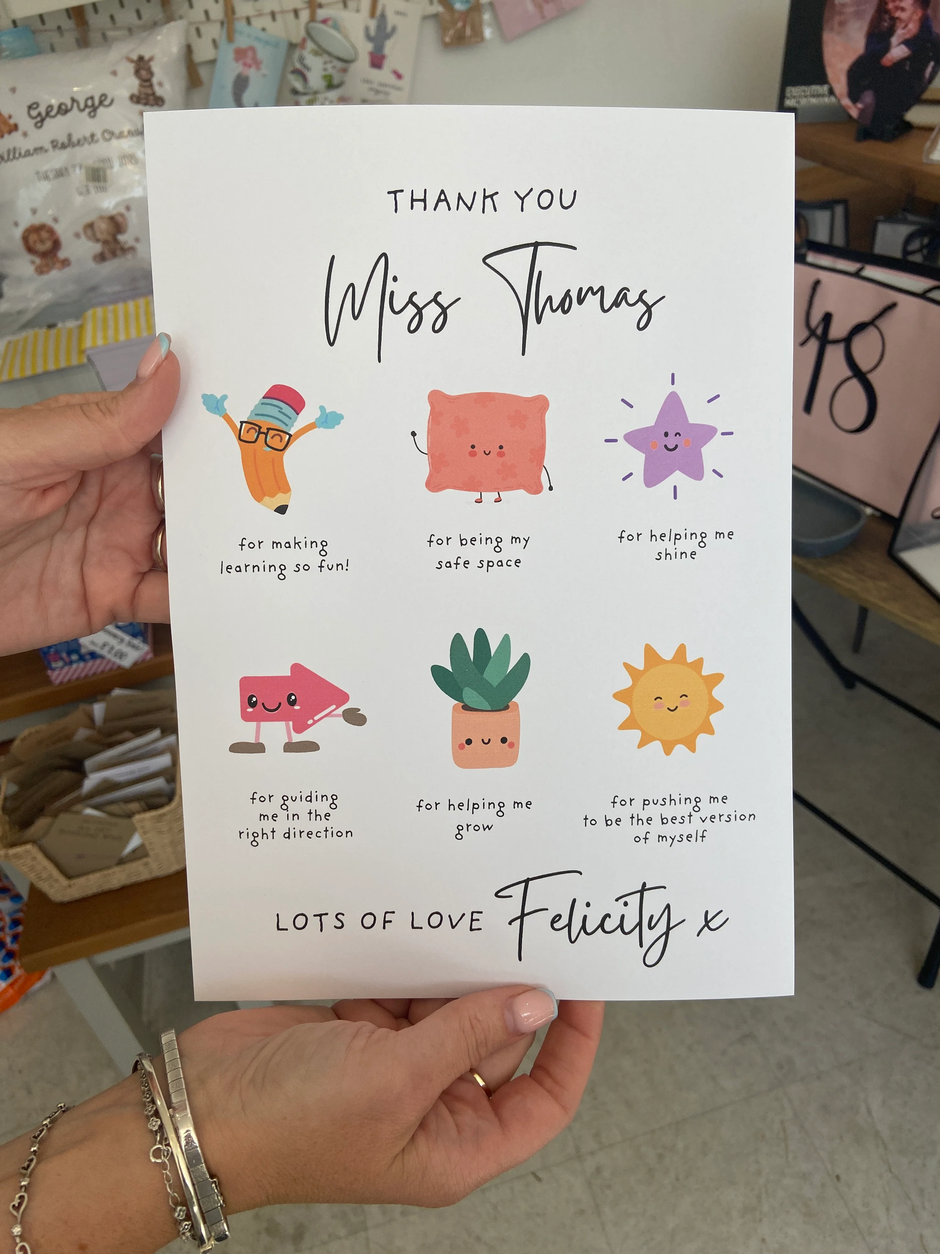 Personalised “Thank You, Teacher” A4 Print – Pay What You Can Afford! - Image 2