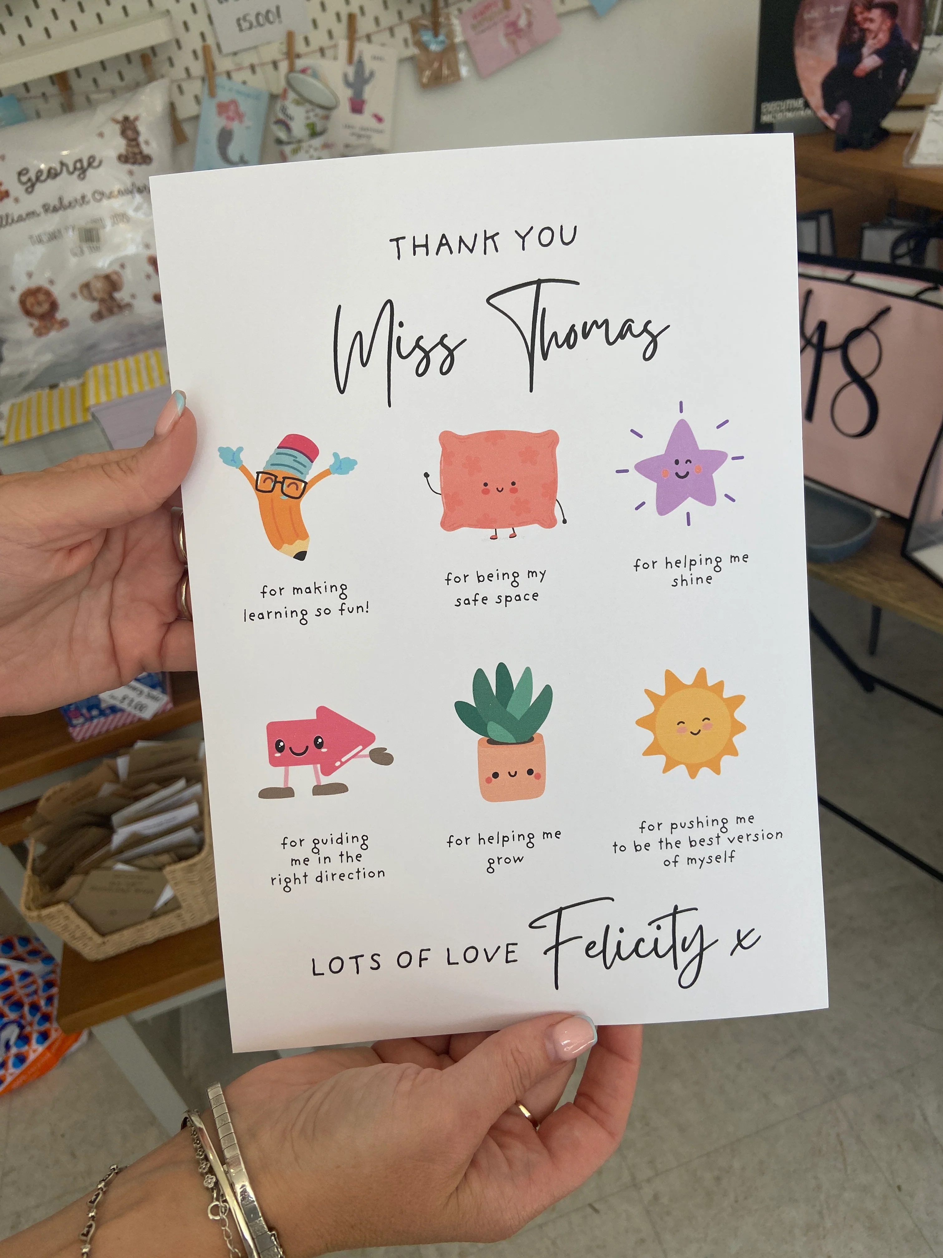 Personalised “Thank You, Teacher” A4 Print – Pay What You Can Afford! - Image 4