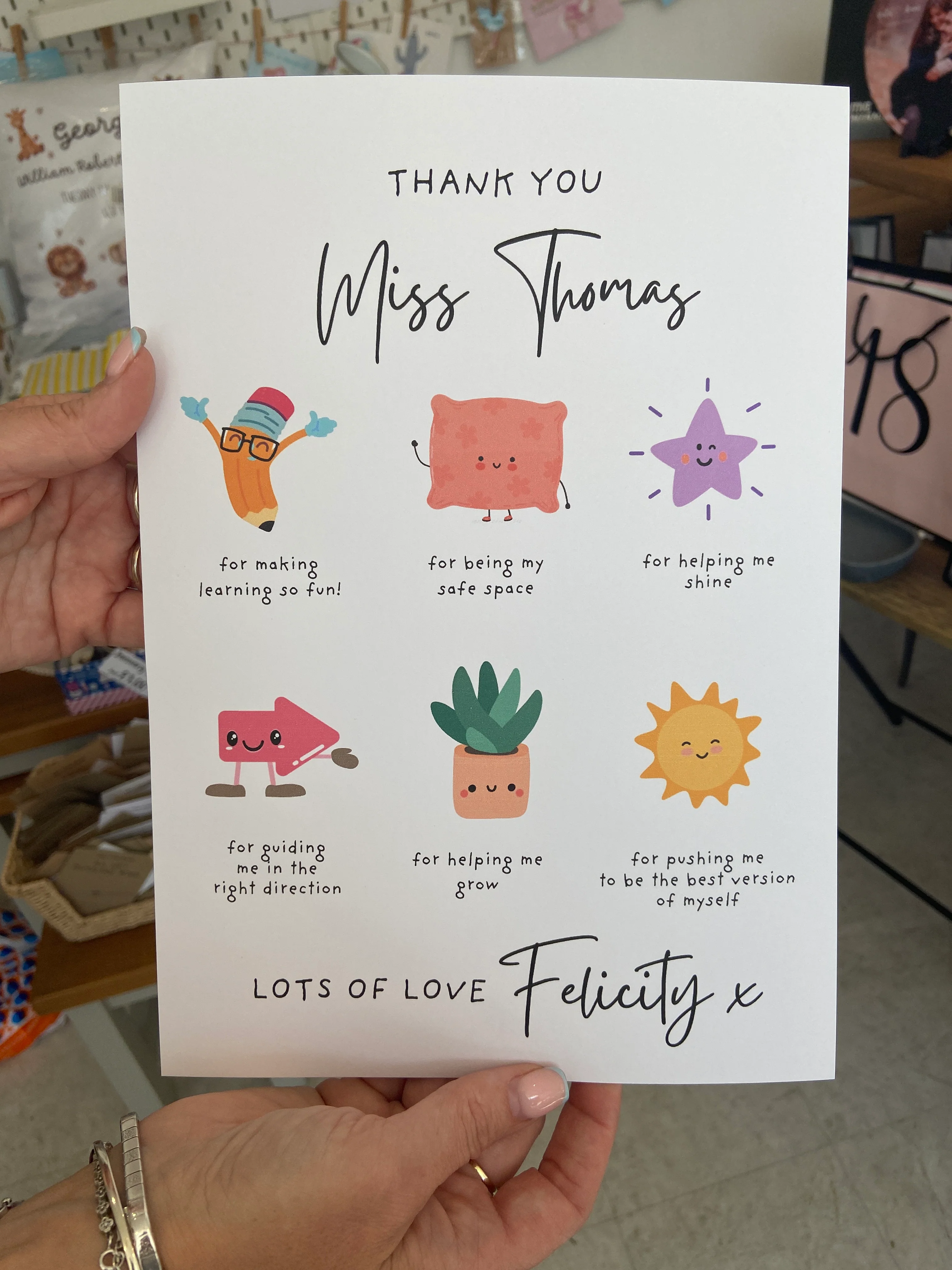 Personalised “Thank You, Teacher” A4 Print – Pay What You Can Afford! - Image 7