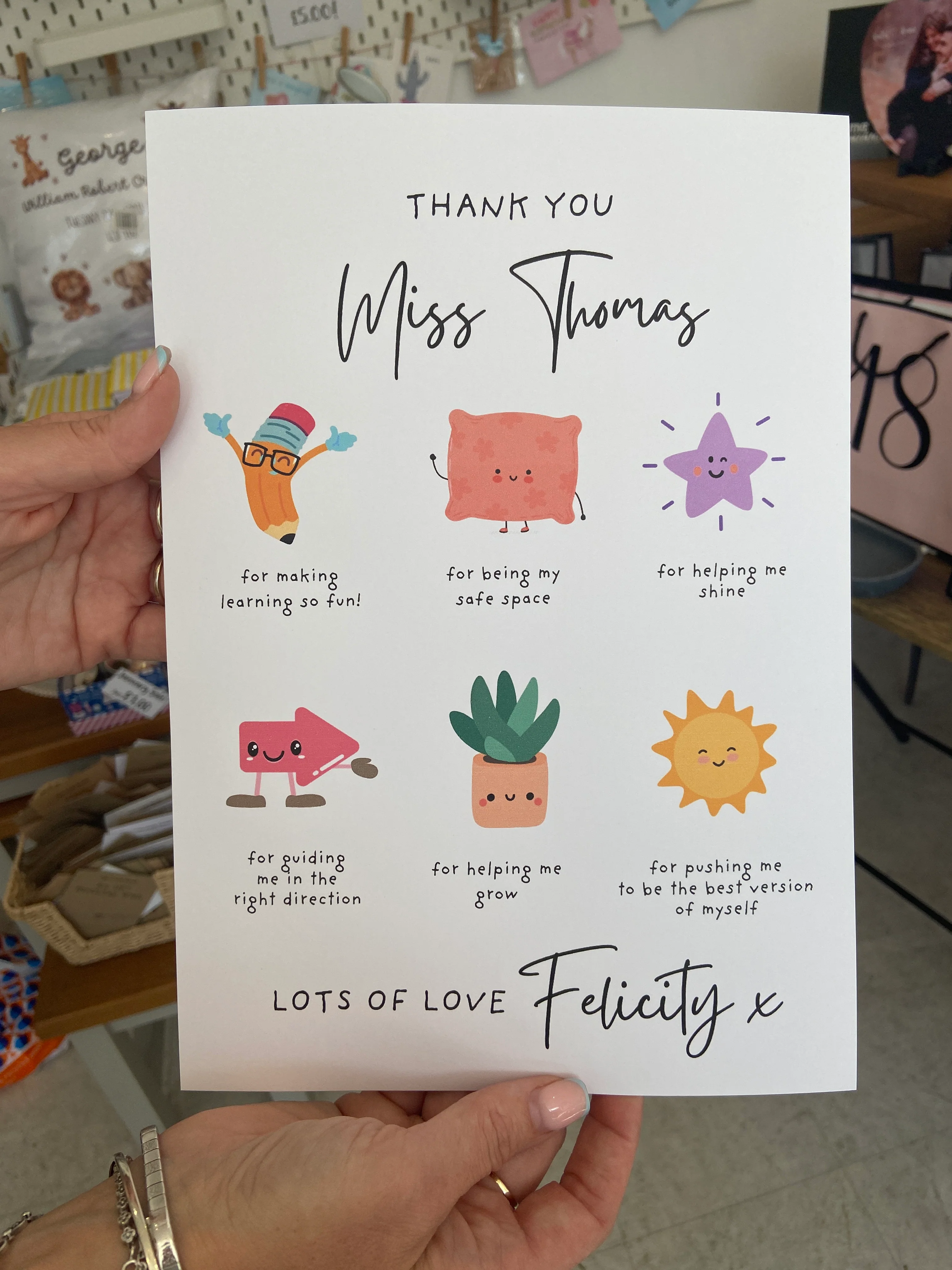 Personalised “Thank You, Teacher” A4 Print – Pay What You Can Afford! - Image 8