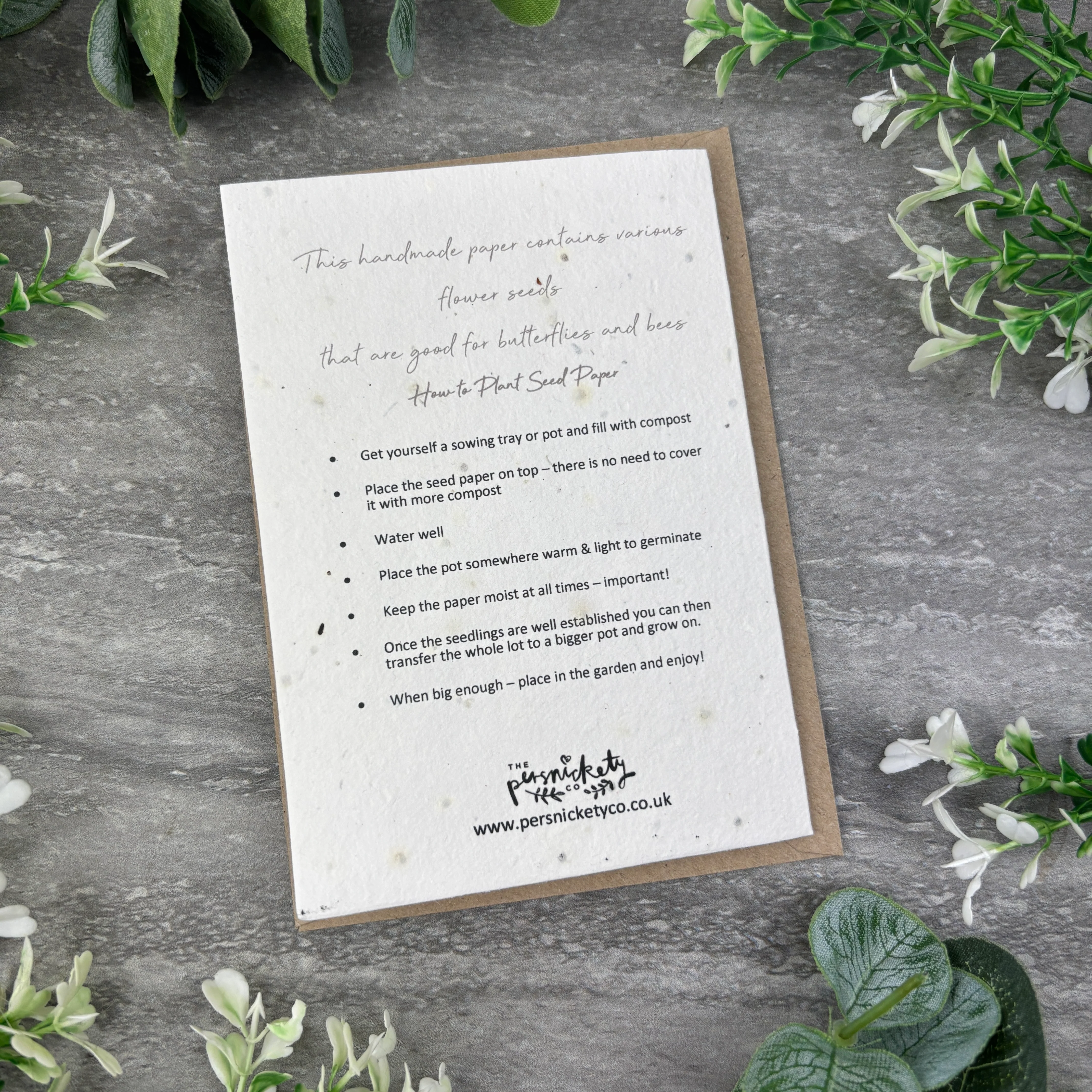 Plantable Wildflower Wedding Card - Image 3