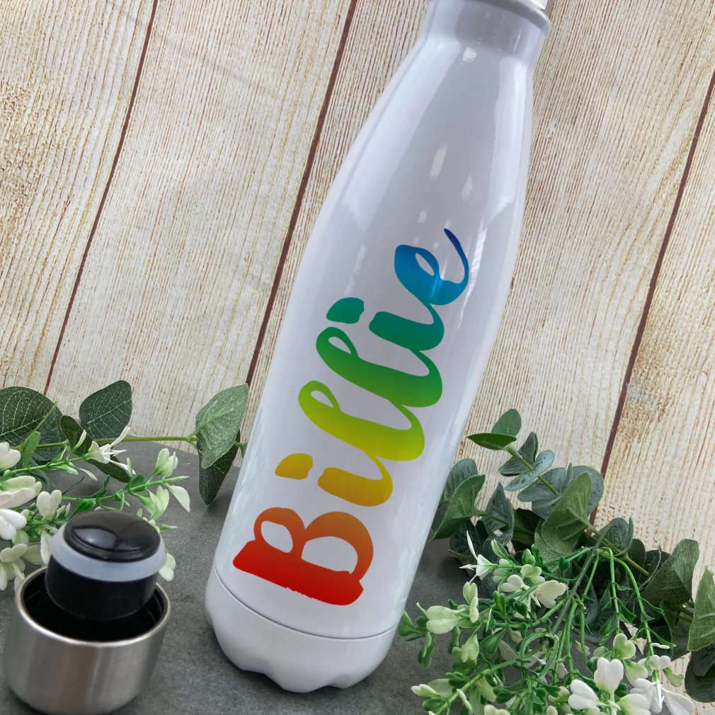 Rainbow Name Water Bottle - Image 10