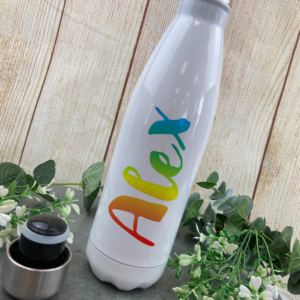 Rainbow Name Water Bottle - Image 5