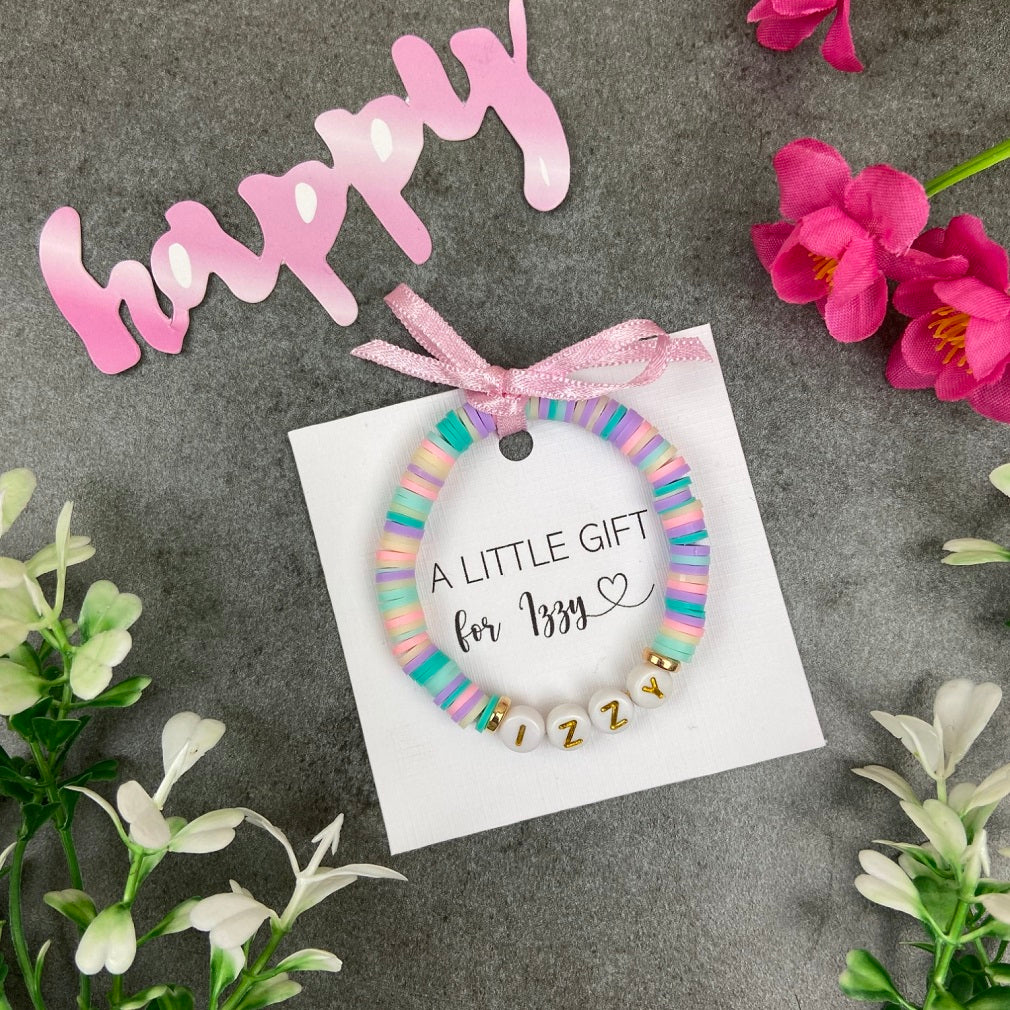 Rainbow Personalised Name Bracelet - Image 10