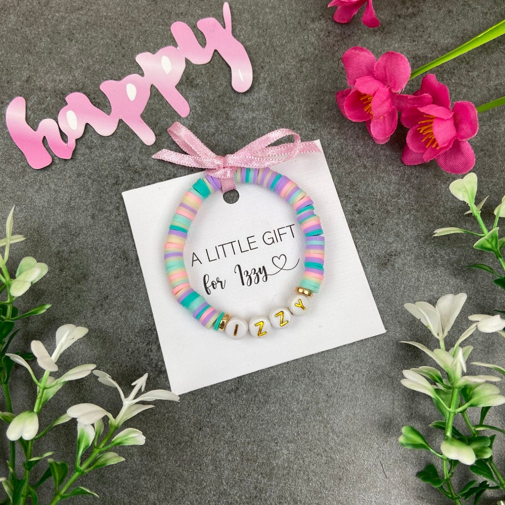 Rainbow Personalised Name Bracelet - Image 3