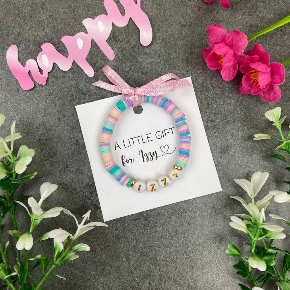 Rainbow Personalised Name Bracelet - Image 6