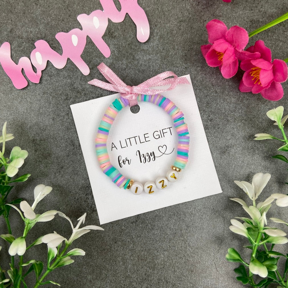 Rainbow Personalised Name Bracelet - Image 7