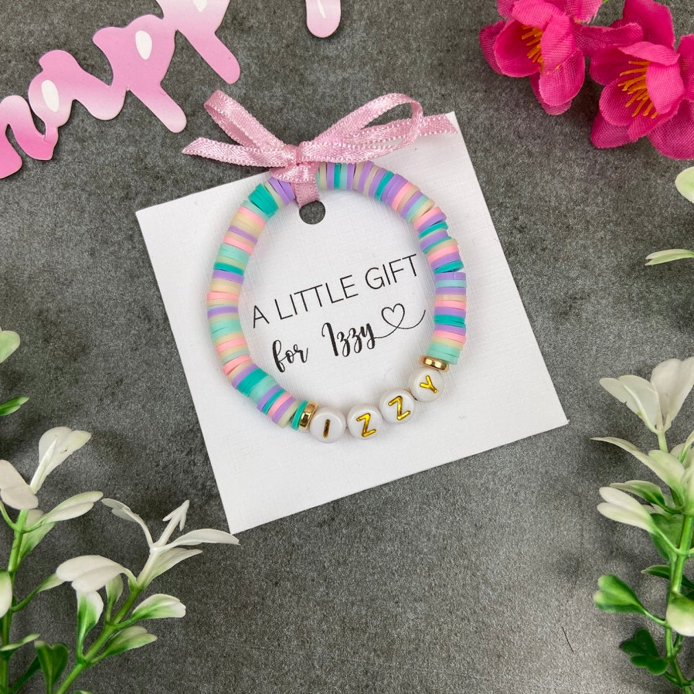 Rainbow Personalised Name Bracelet - Image 9