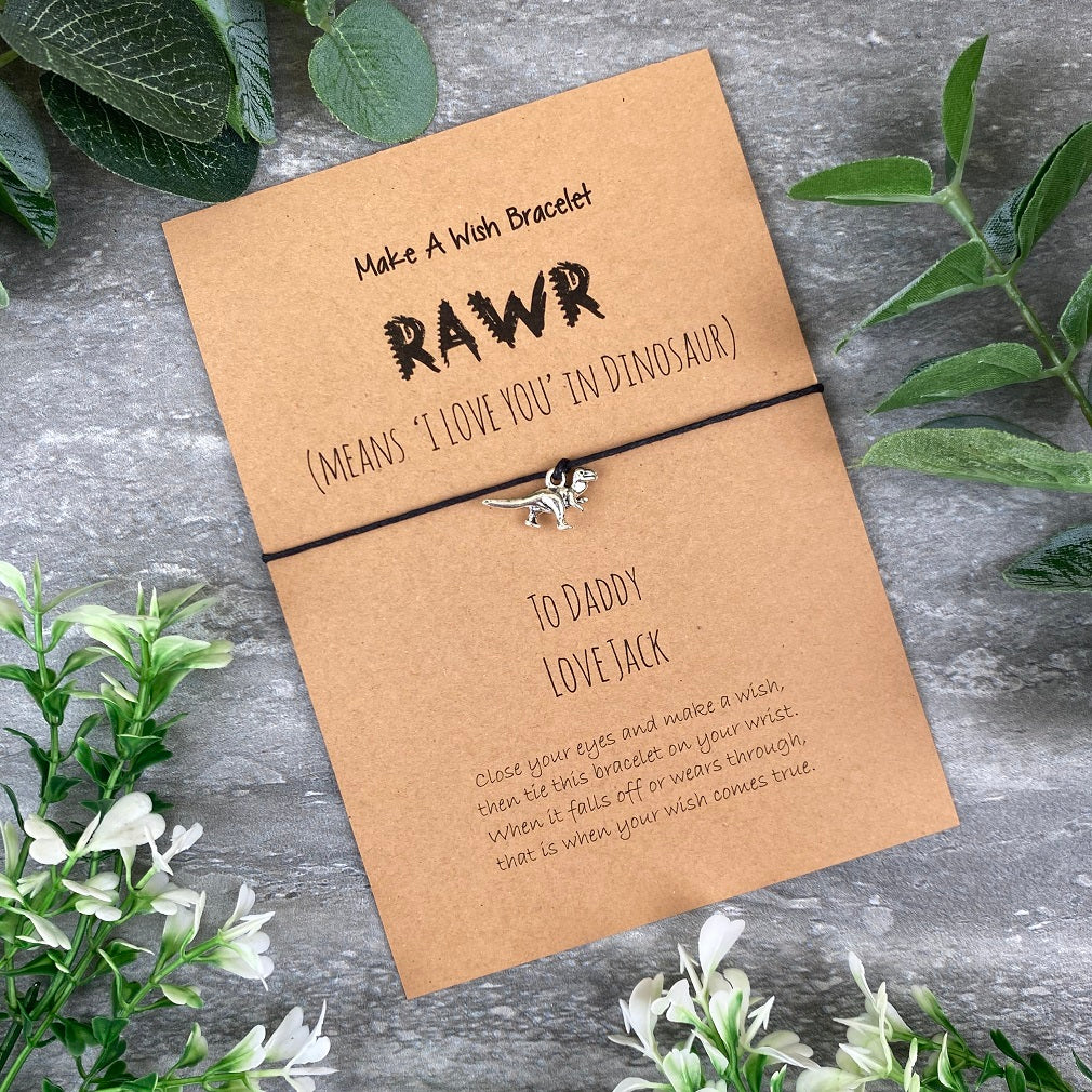 RAWR- Dinosaur Wish Bracelet - Image 3