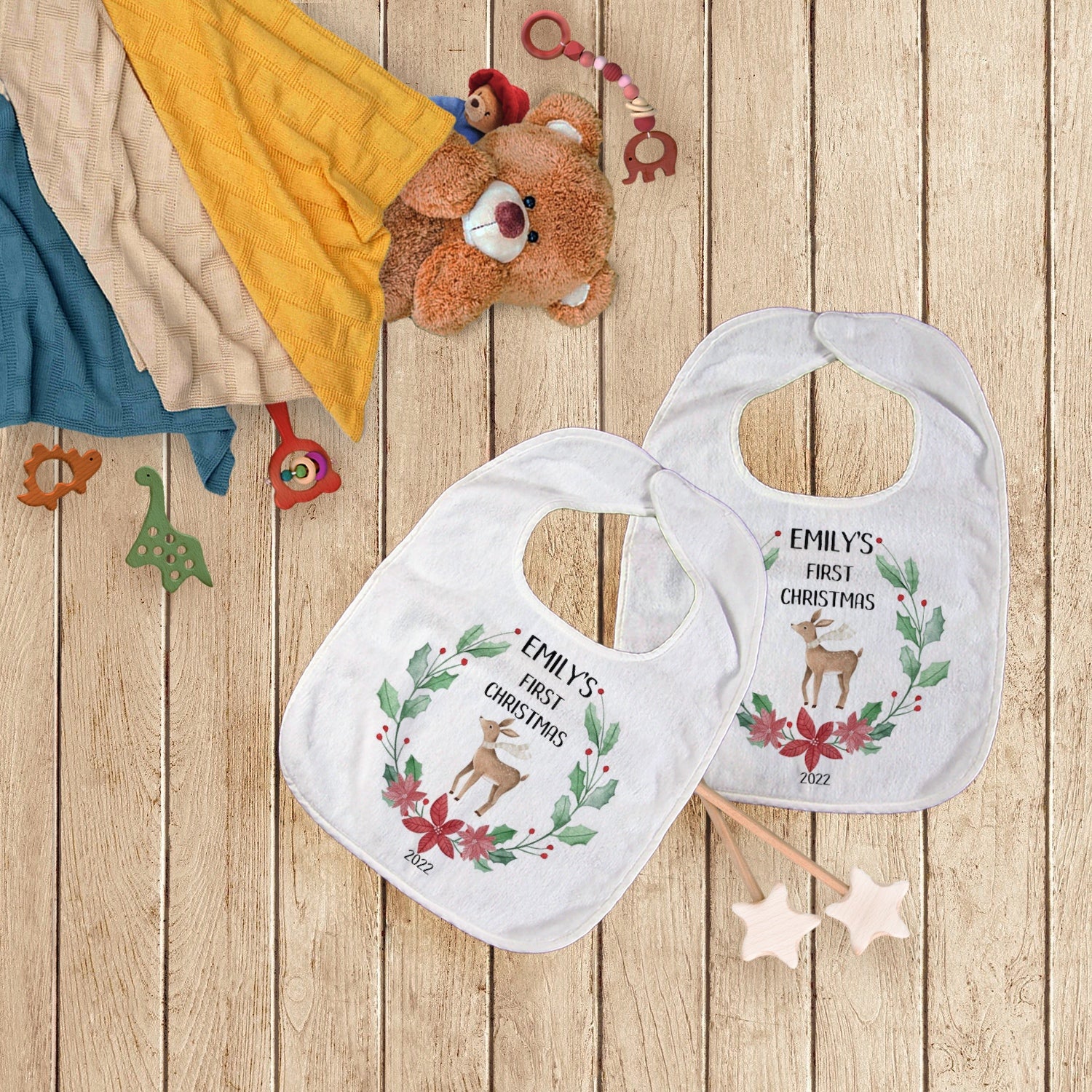 Reindeer Christmas Bib and Vest - Image 3