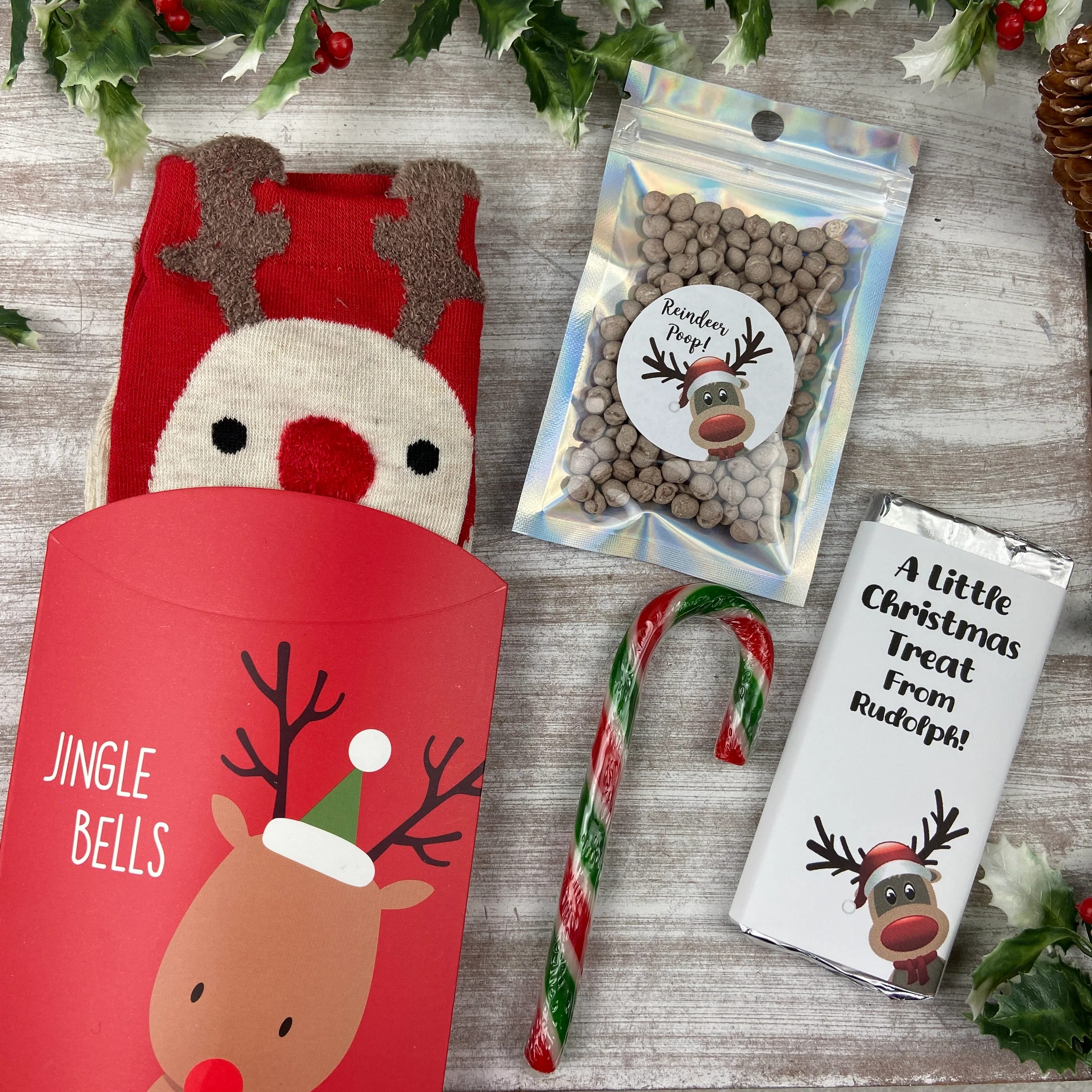 Reindeer Socks Gift Set - Image 2