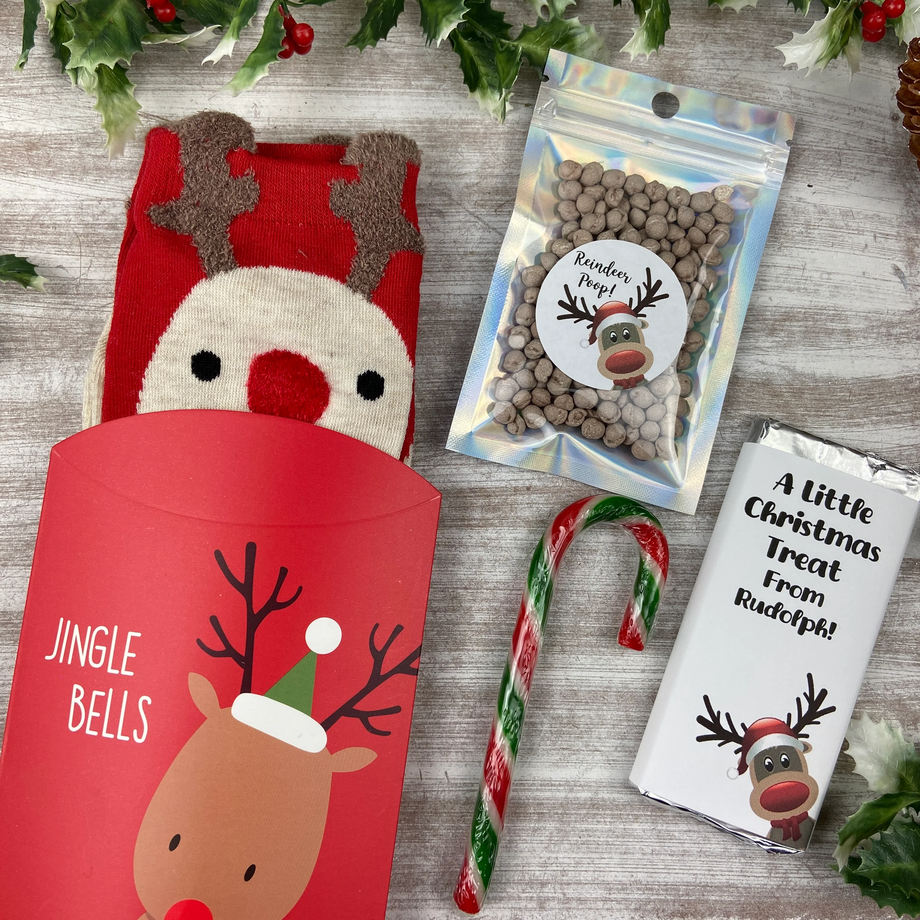 Reindeer Socks Gift Set - Image 4