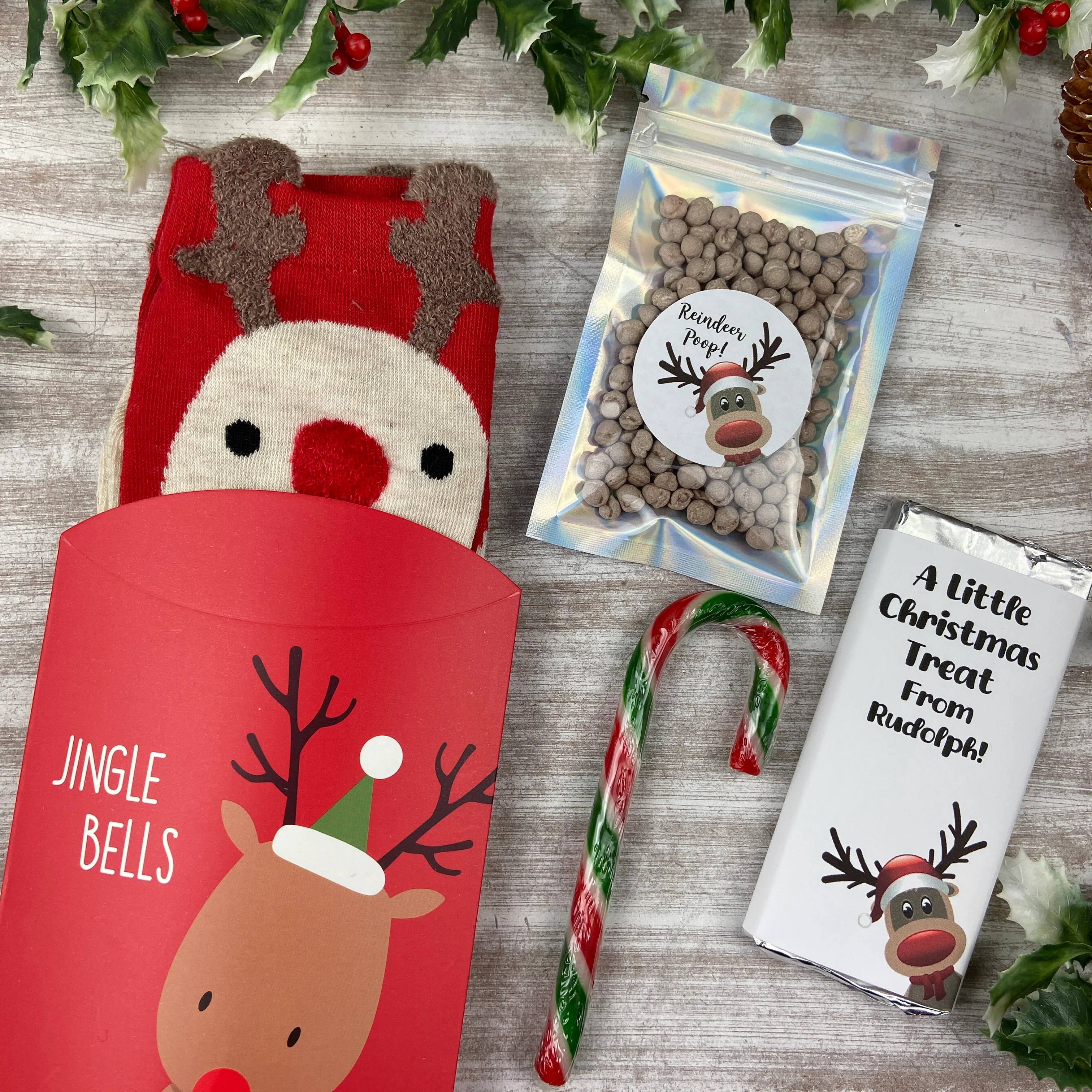 Reindeer Socks Gift Set - Image 5